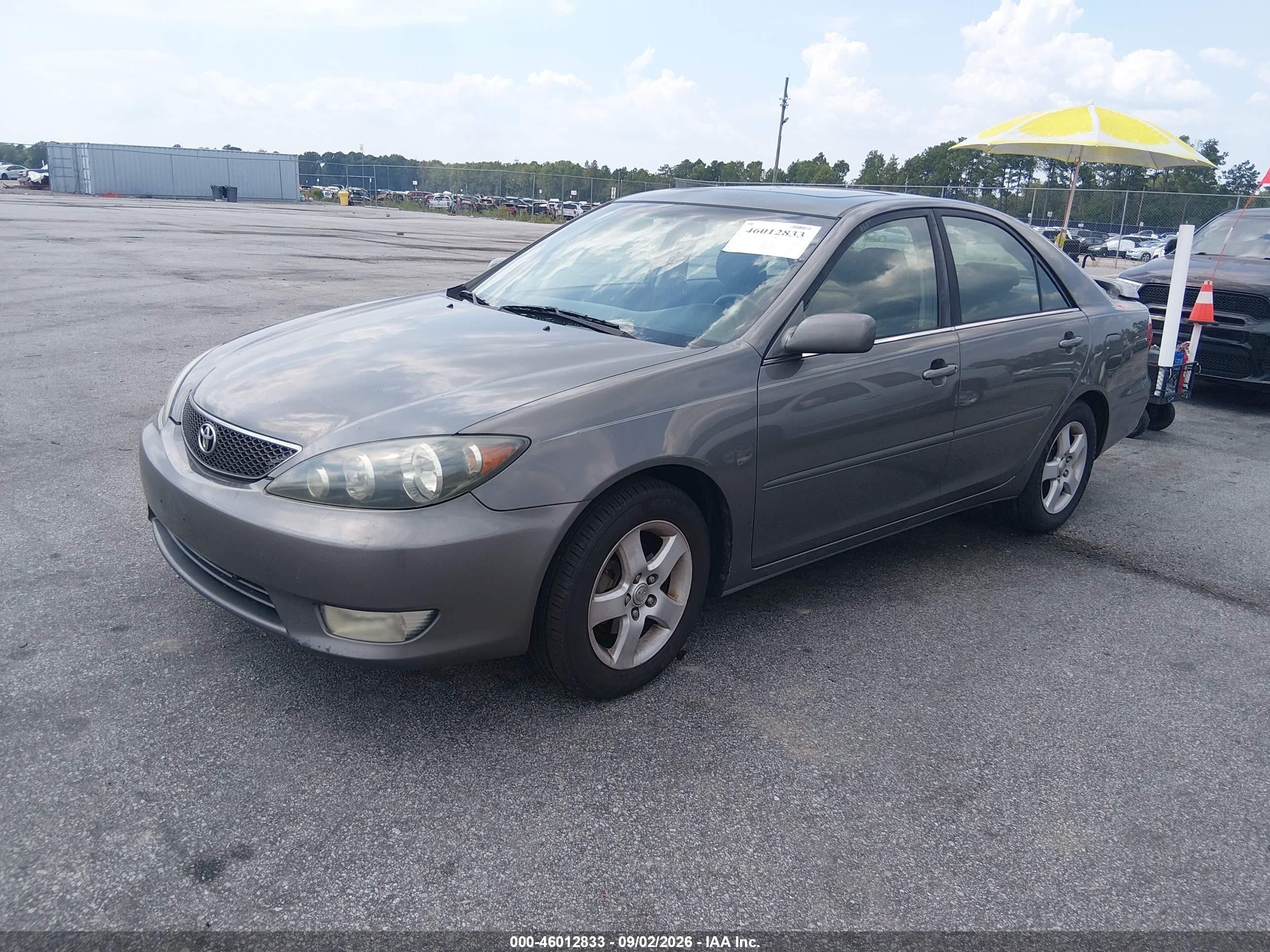 2005 Toyota Camry Se Gray vin: 4T1BE32K75U995043