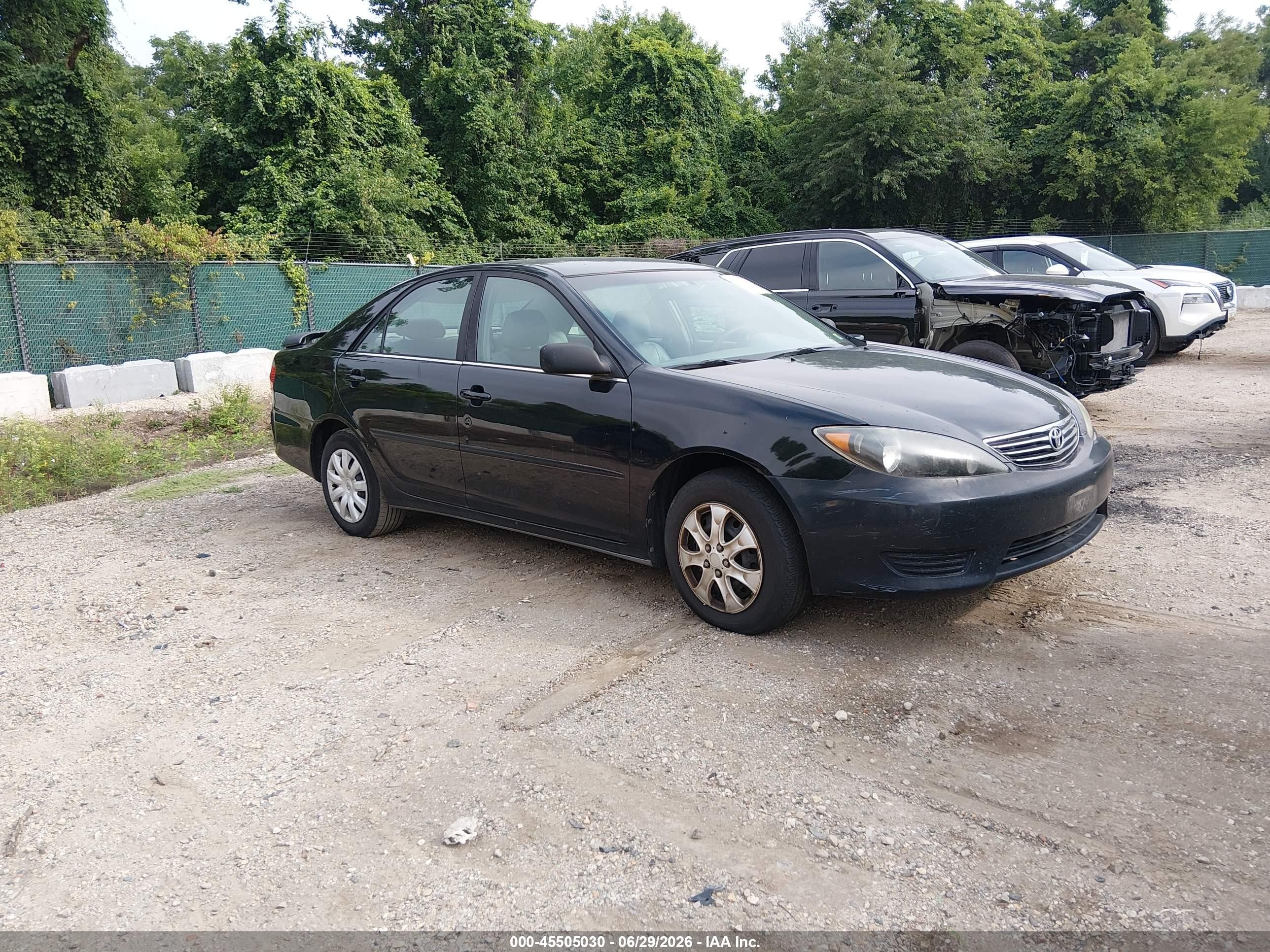 2006 Toyota Camry Std Black vin: 4T1BE32K76U107988