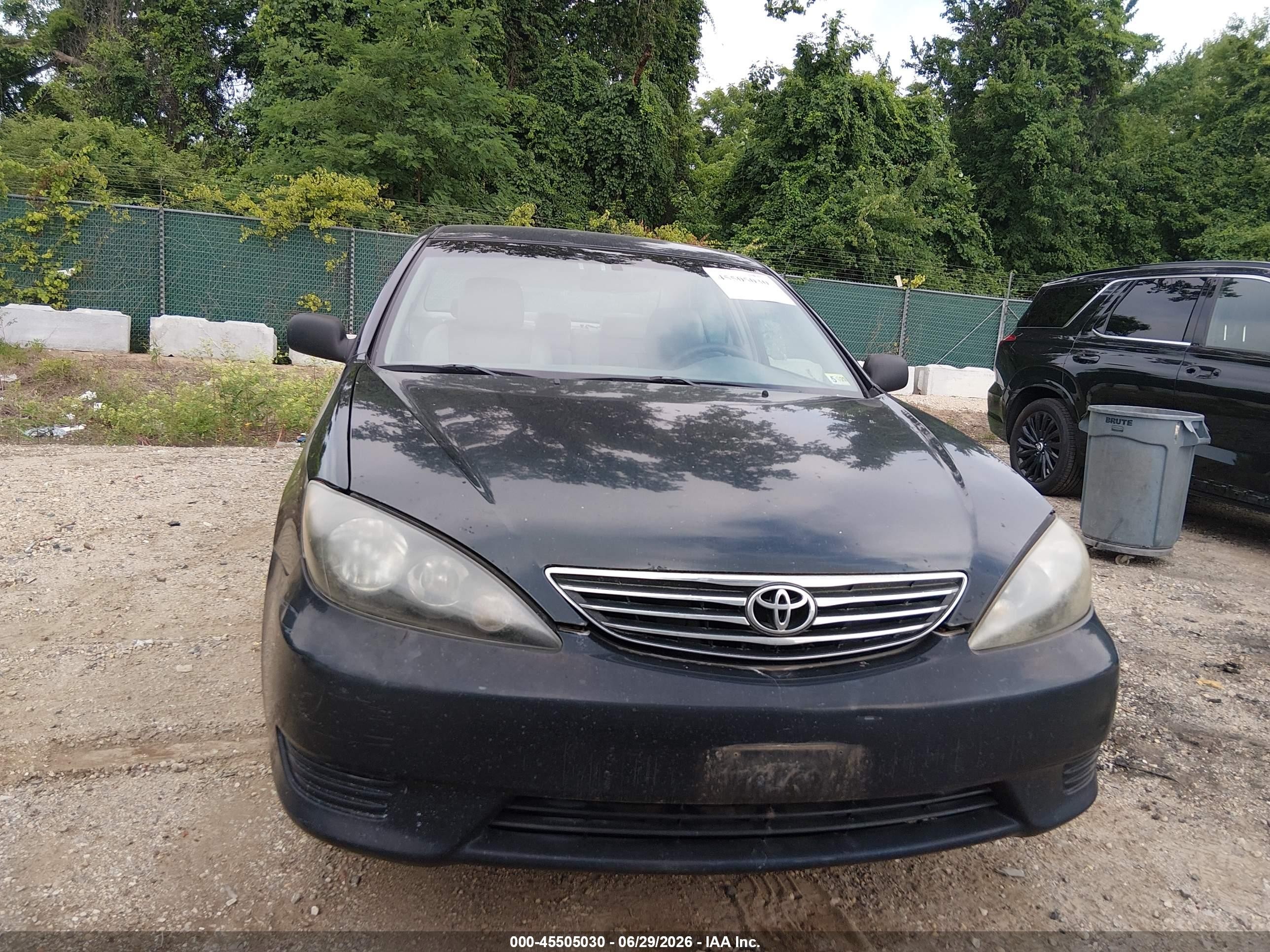 2006 Toyota Camry Std Black vin: 4T1BE32K76U107988