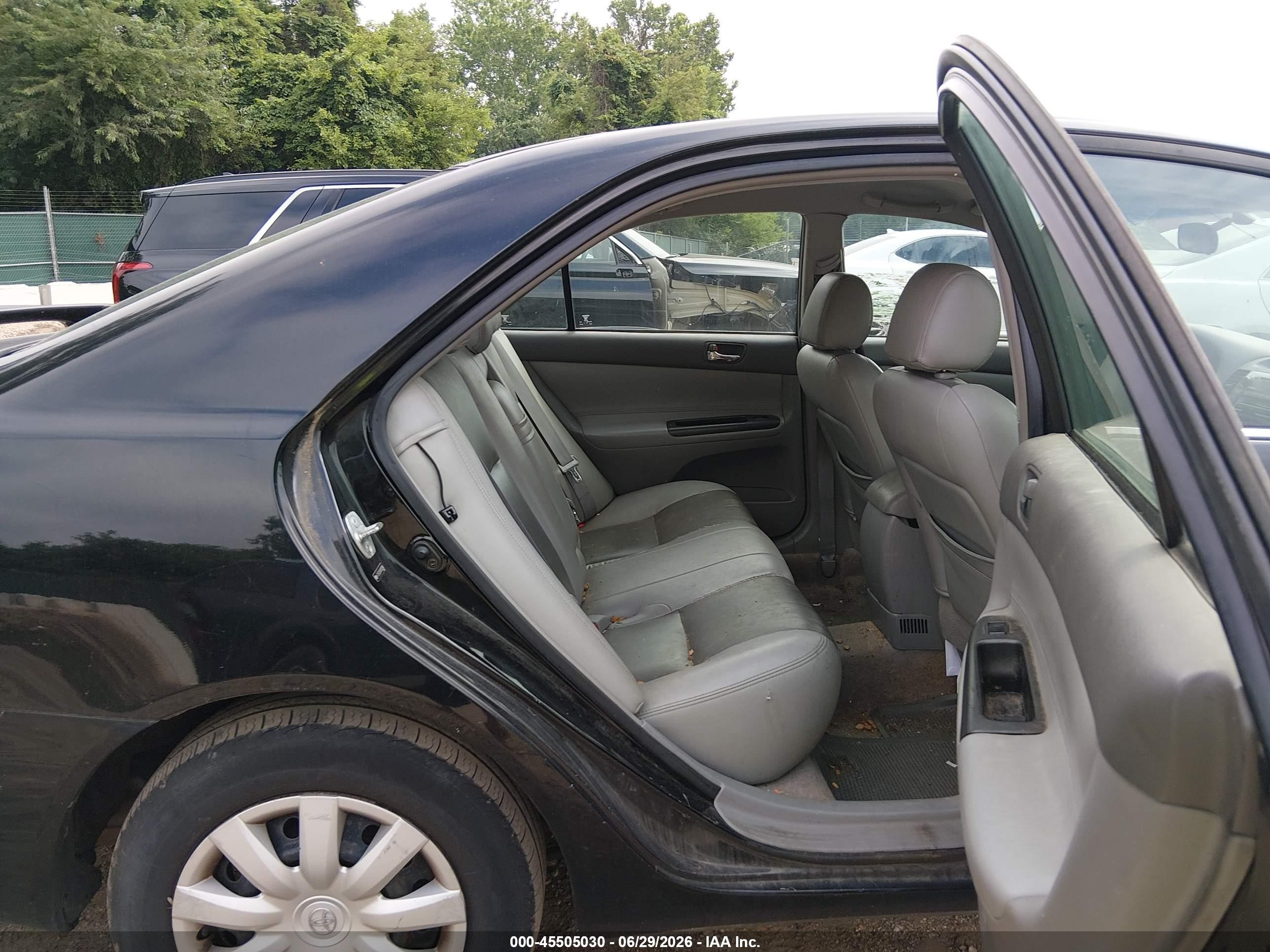 2006 Toyota Camry Std Black vin: 4T1BE32K76U107988