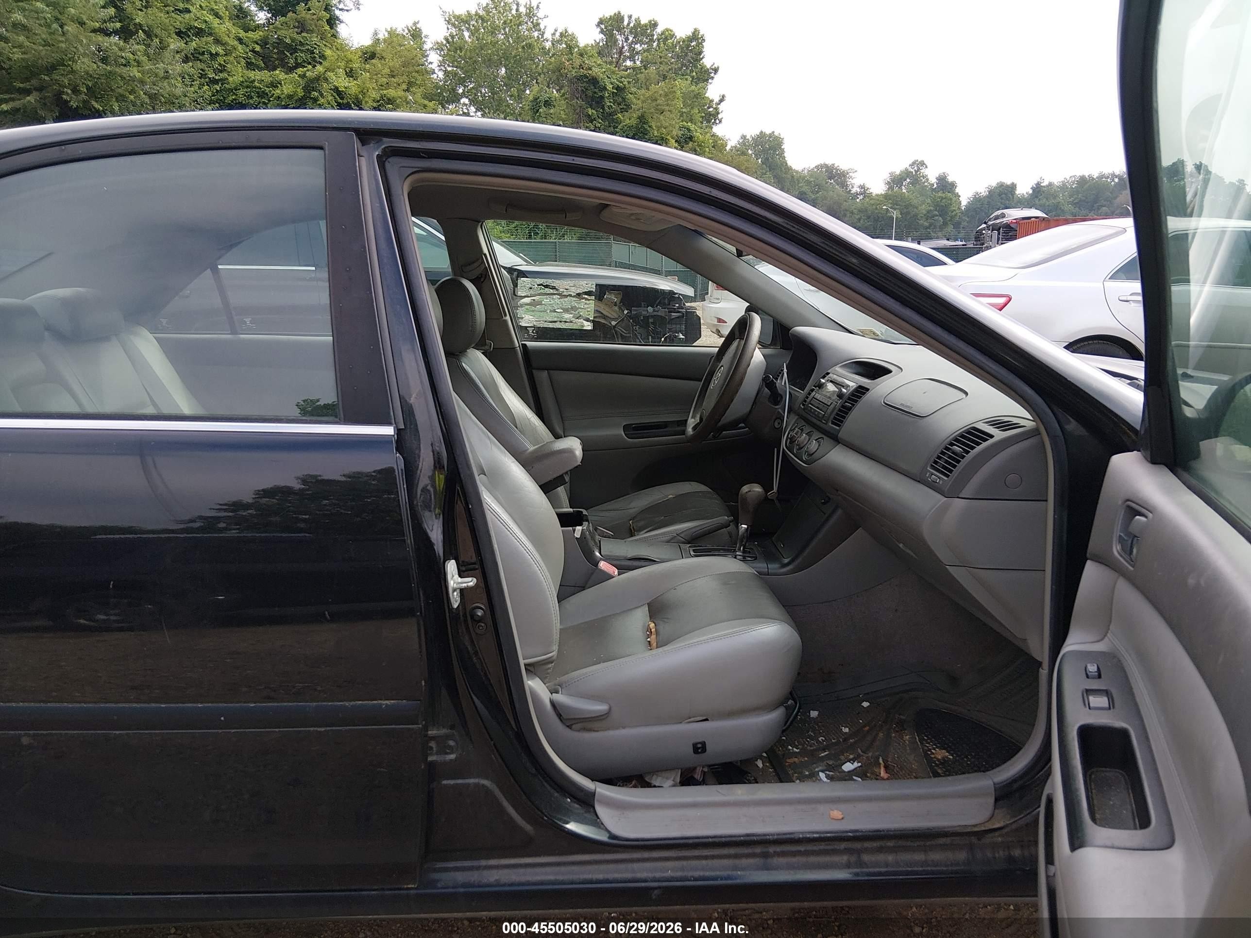 2006 Toyota Camry Std Black vin: 4T1BE32K76U107988