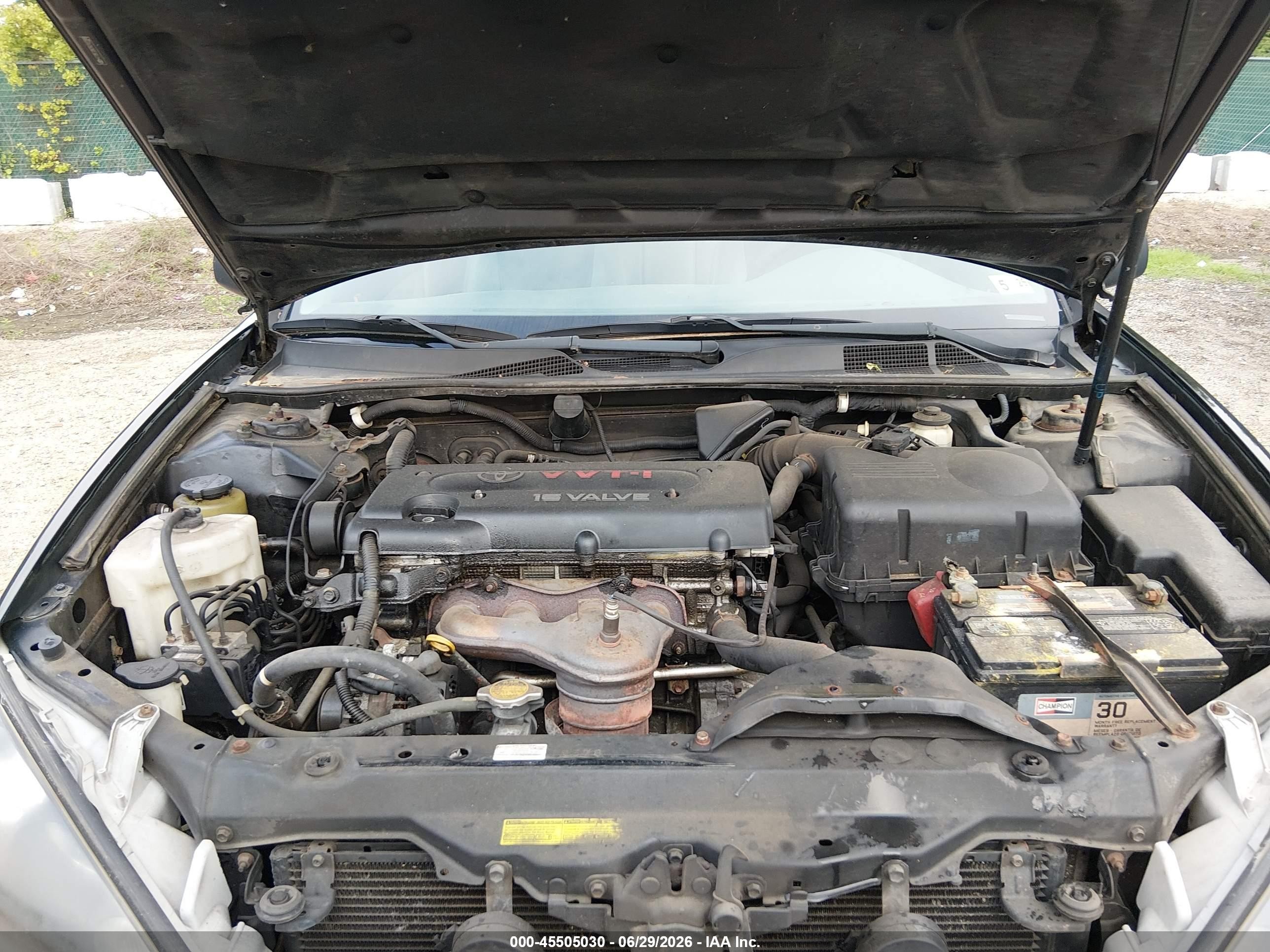 2006 Toyota Camry Std Black vin: 4T1BE32K76U107988
