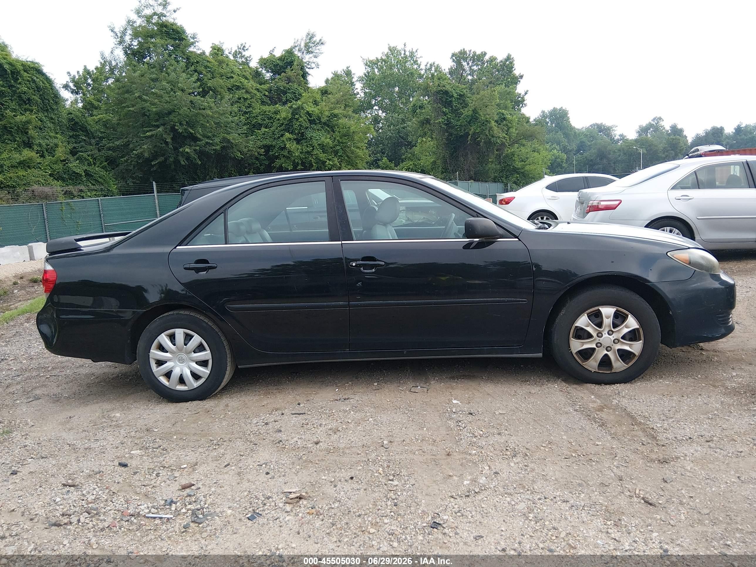 2006 Toyota Camry Std Black vin: 4T1BE32K76U107988