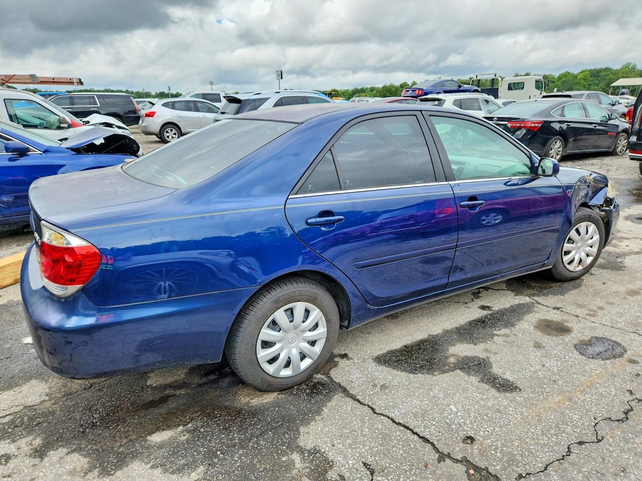 2006 Toyota Camry Le Blue vin: 4T1BE32K76U144507