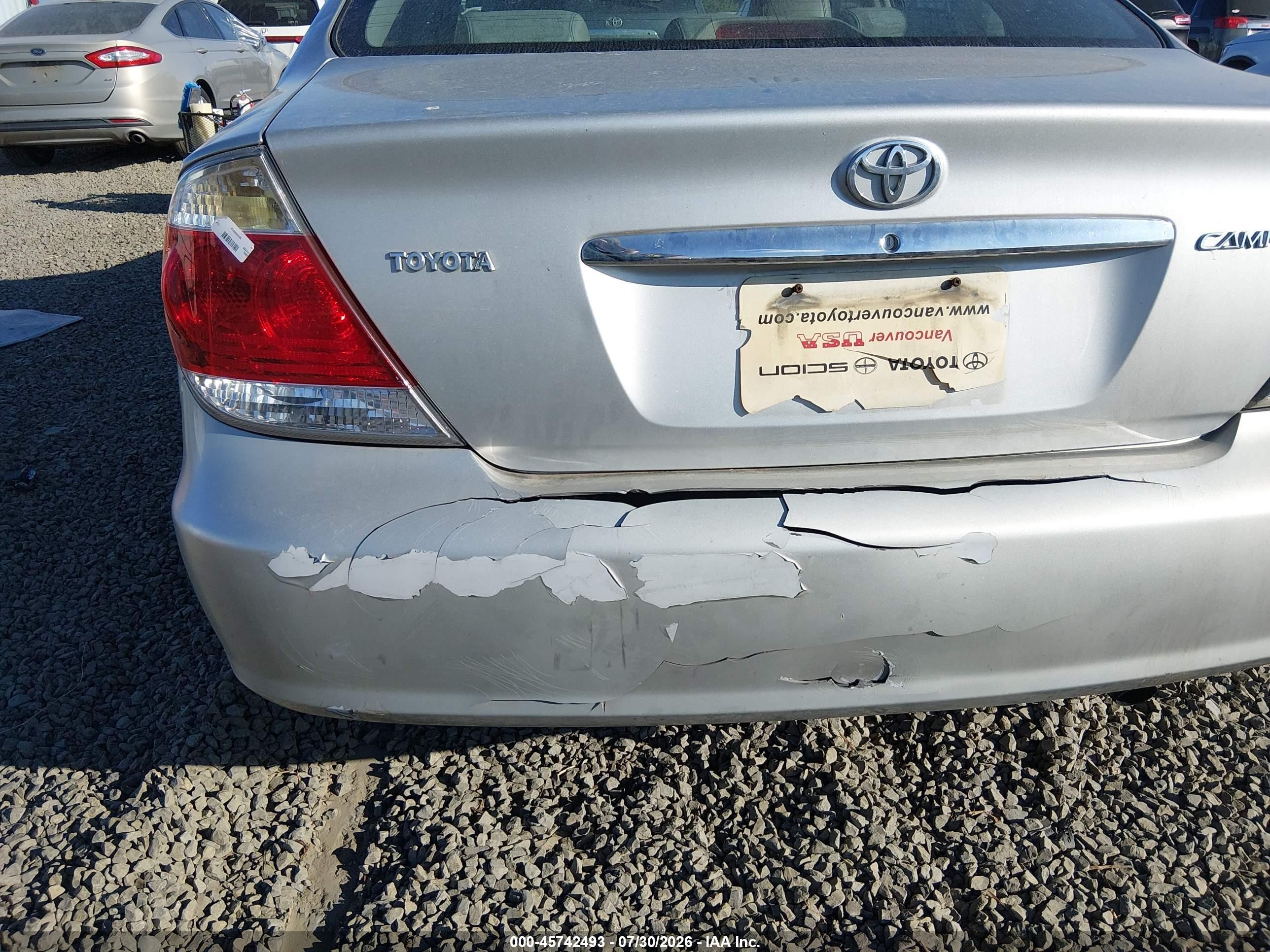 2006 Toyota Camry Le Silver vin: 4T1BE32K76U146208