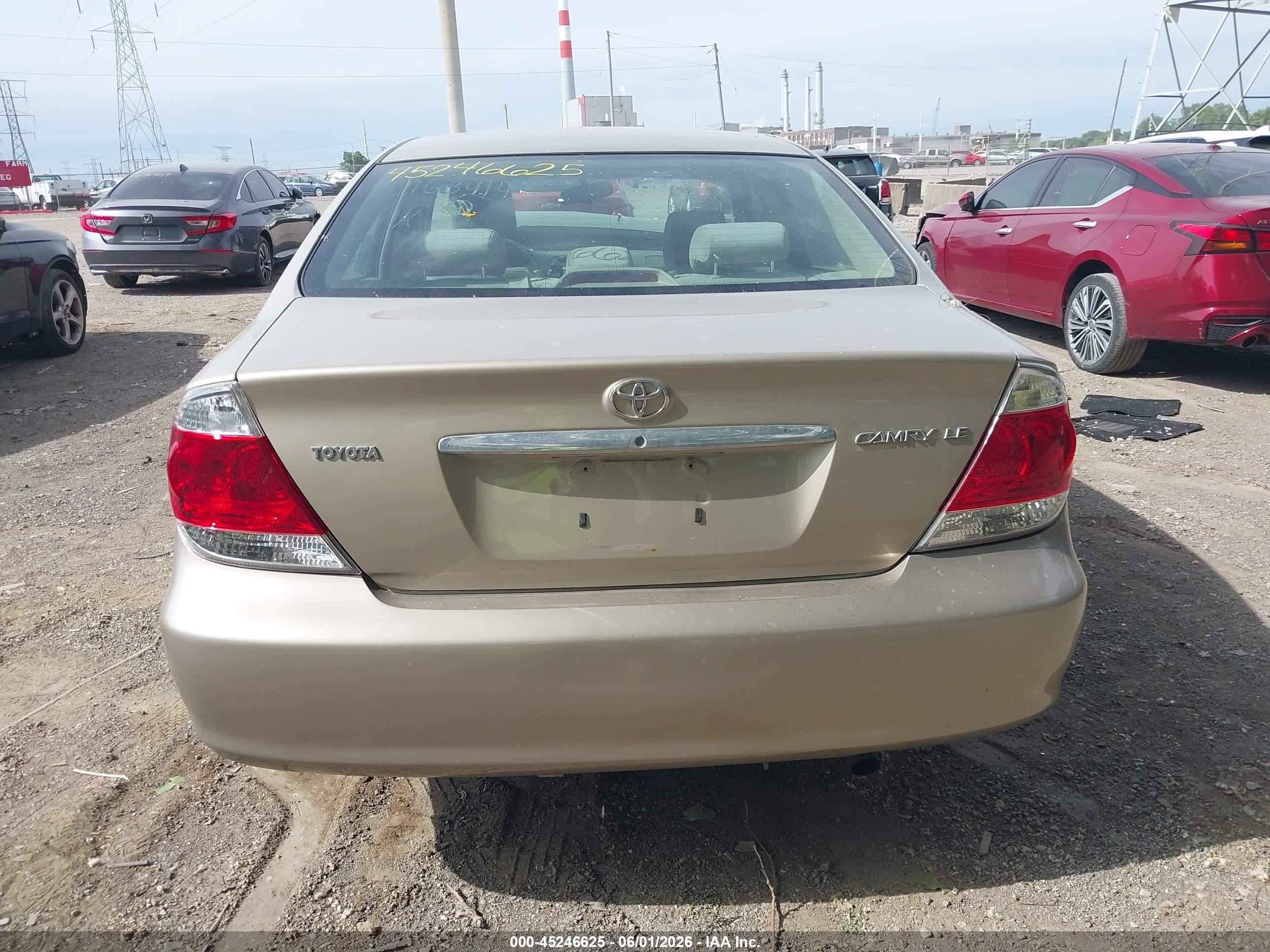 2006 Toyota Camry Le Tan vin: 4T1BE32K76U163414