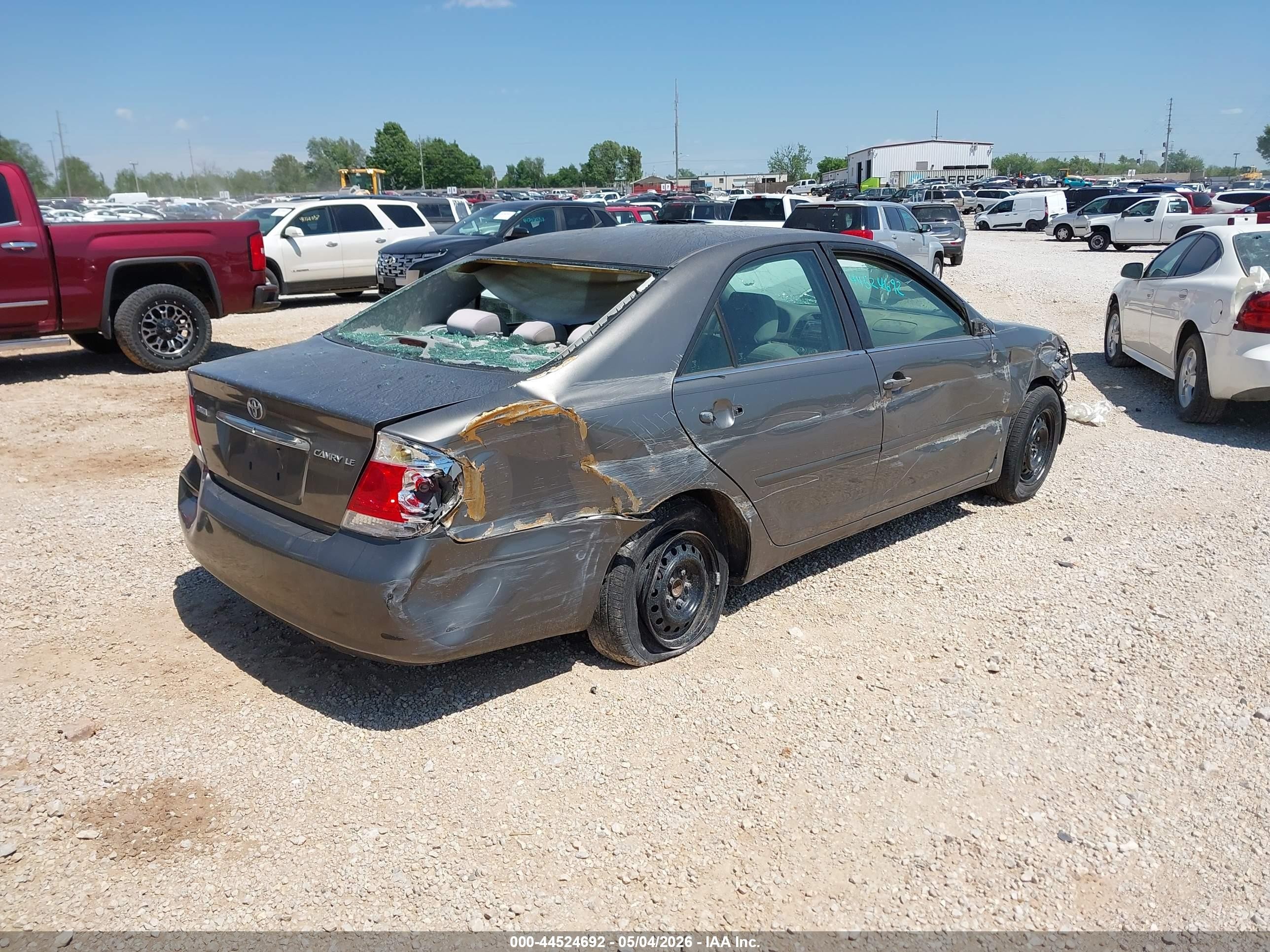 2006 Toyota Camry Le Серый vin: 4T1BE32K76U650368