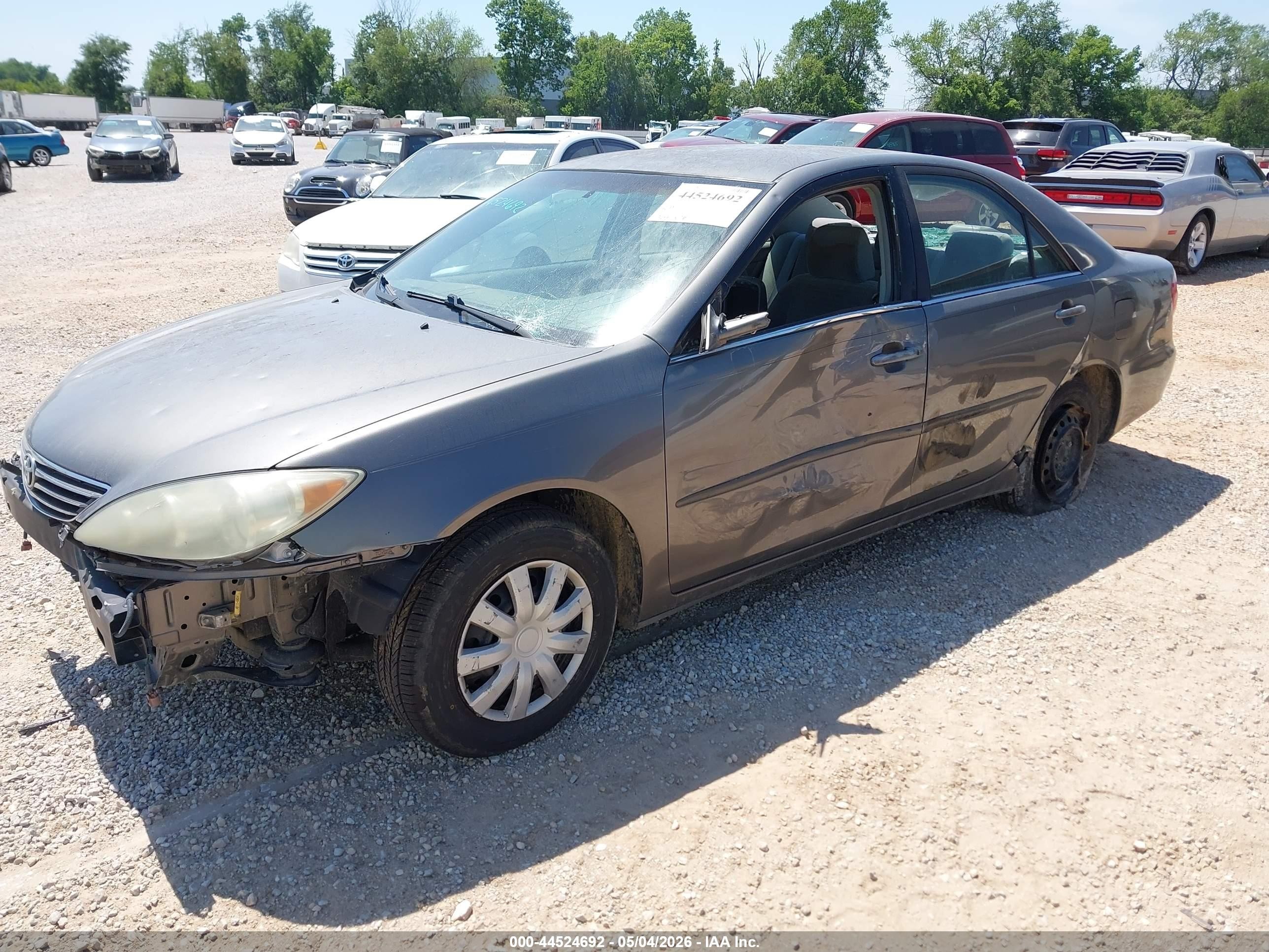 2006 Toyota Camry Le Серый vin: 4T1BE32K76U650368