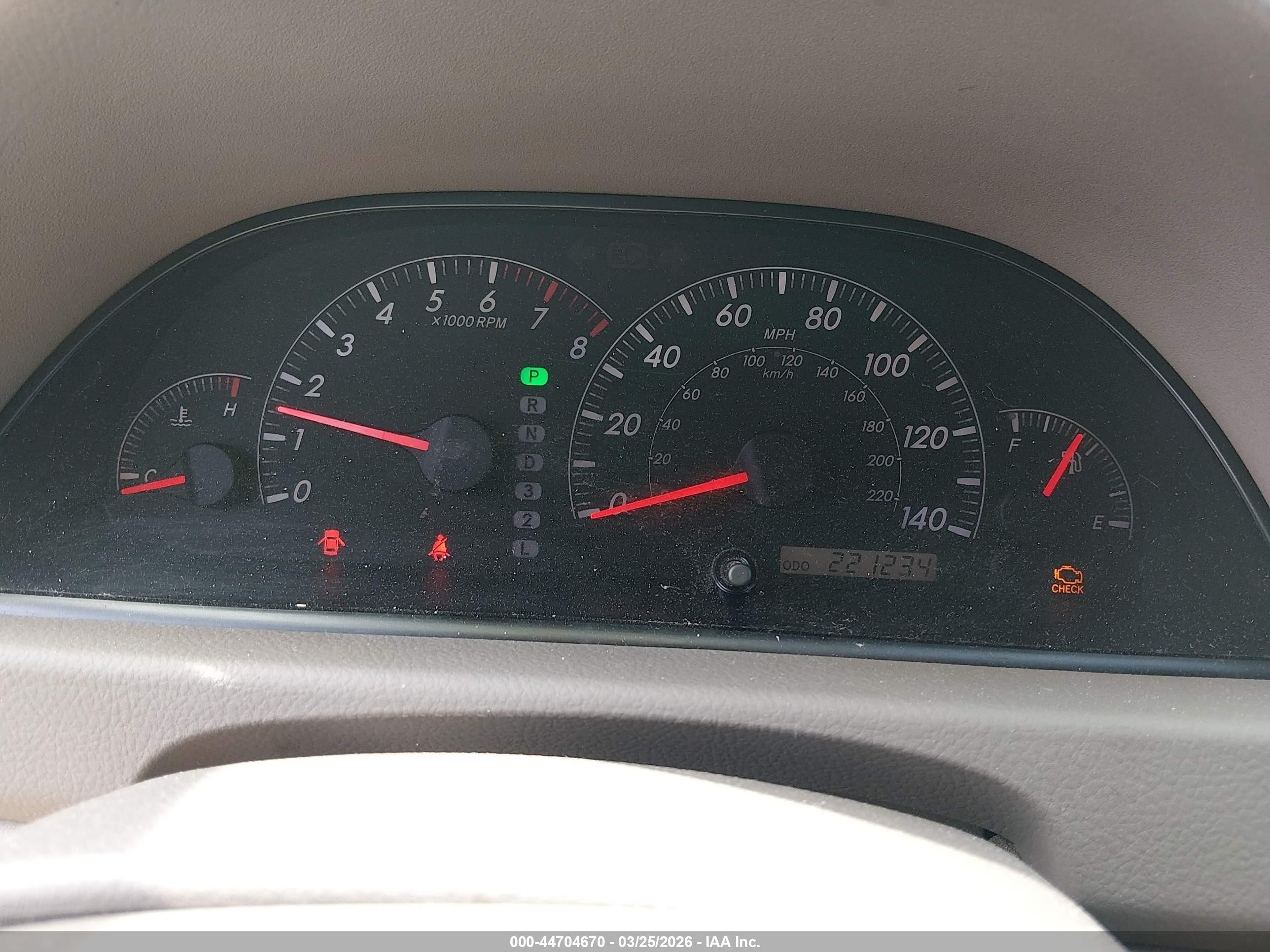 2006 Toyota Camry Le Champagne vin: 4T1BE32K76U704249