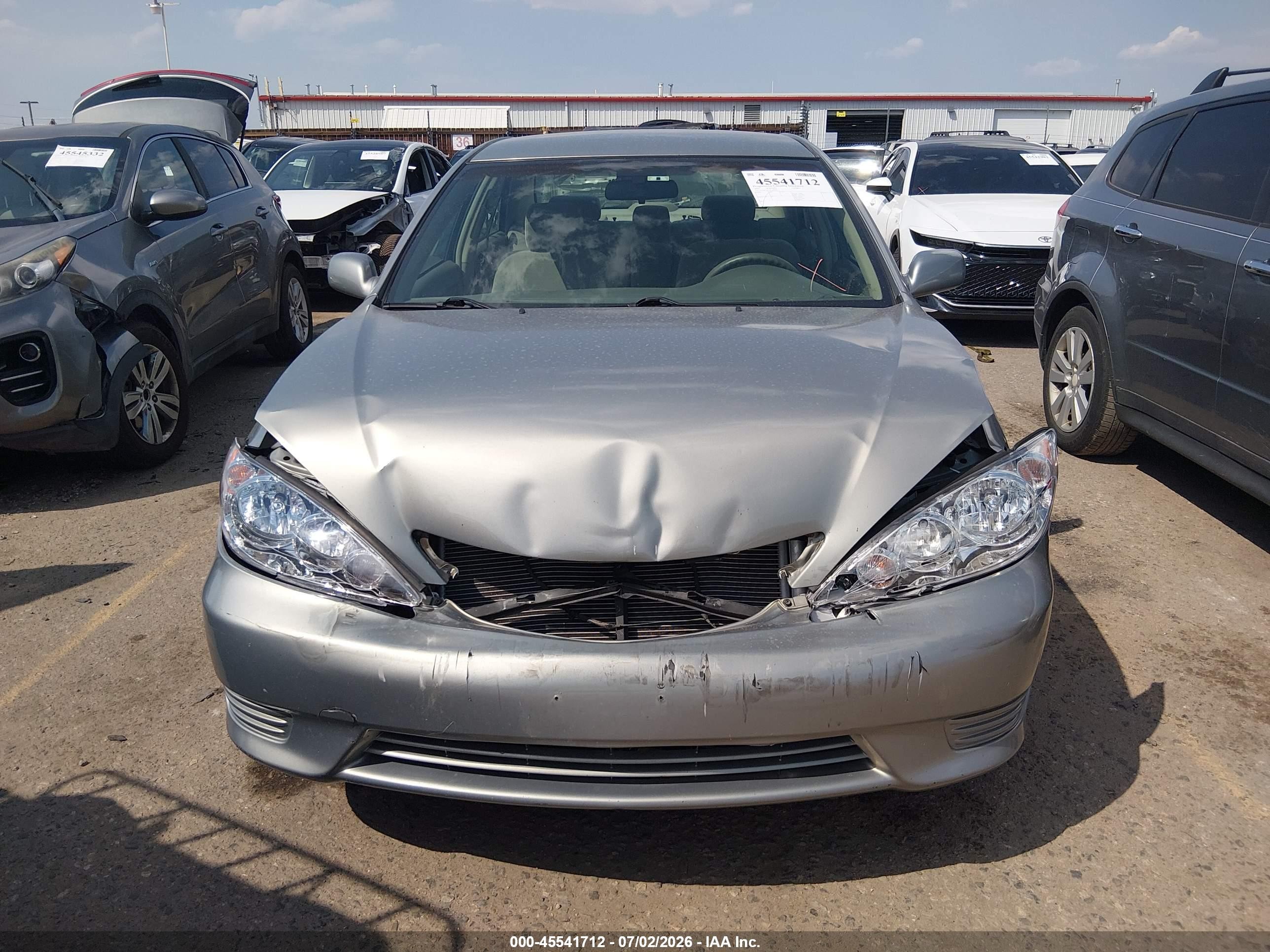 2006 Toyota Camry Le Серебряный vin: 4T1BE32K76U710942