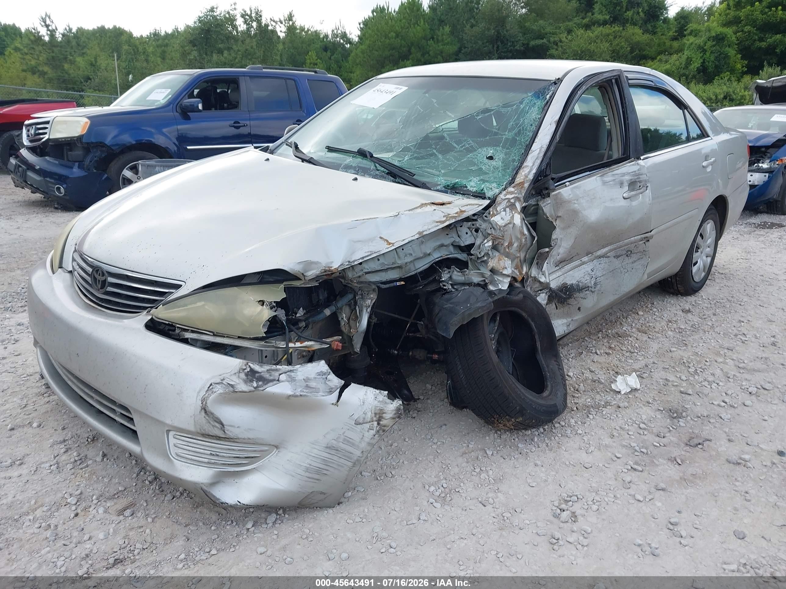 2006 Toyota Camry Std Silver vin: 4T1BE32K76U719074