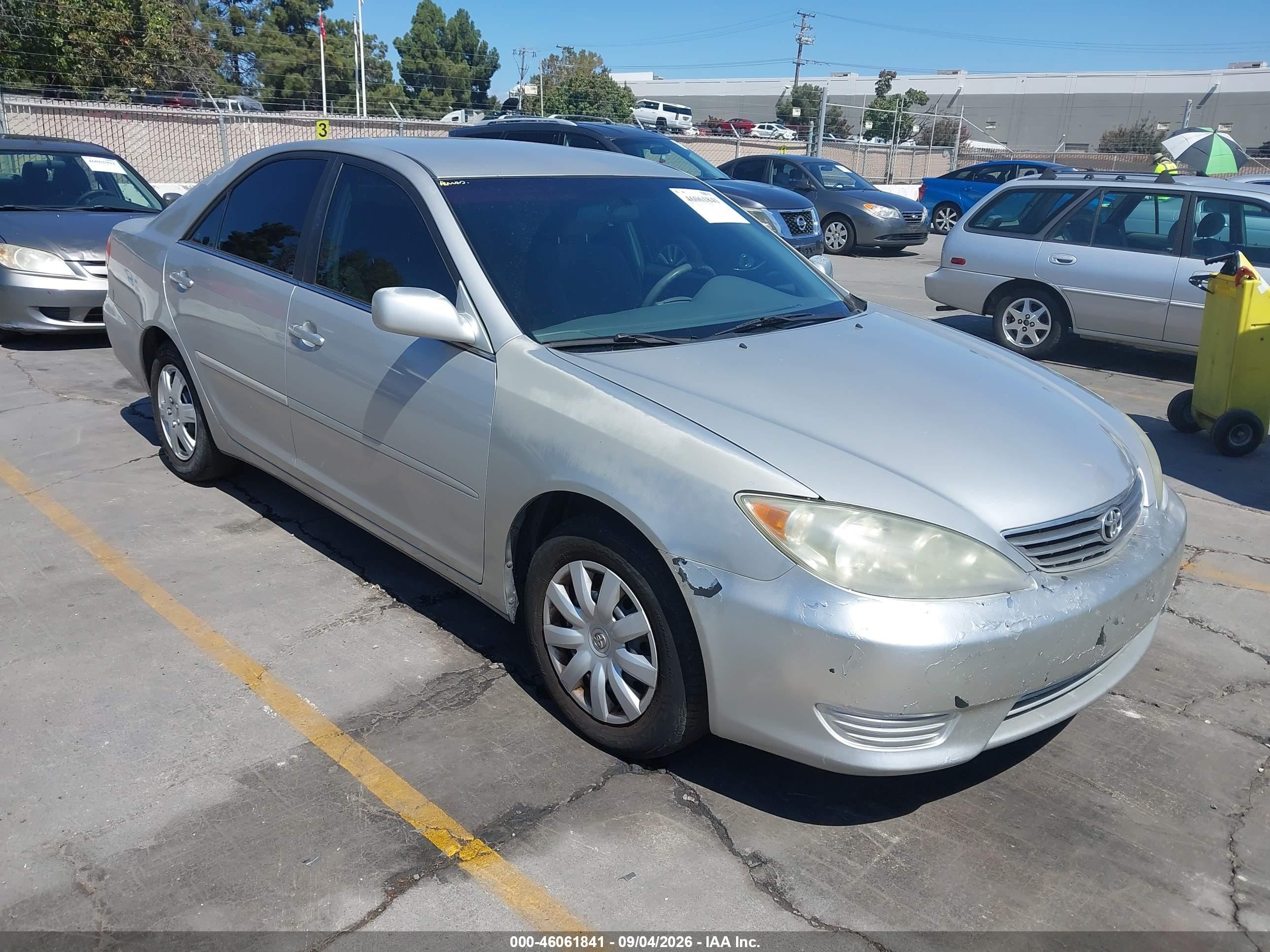 2006 Toyota Camry Le Серебряный vin: 4T1BE32K76U722945