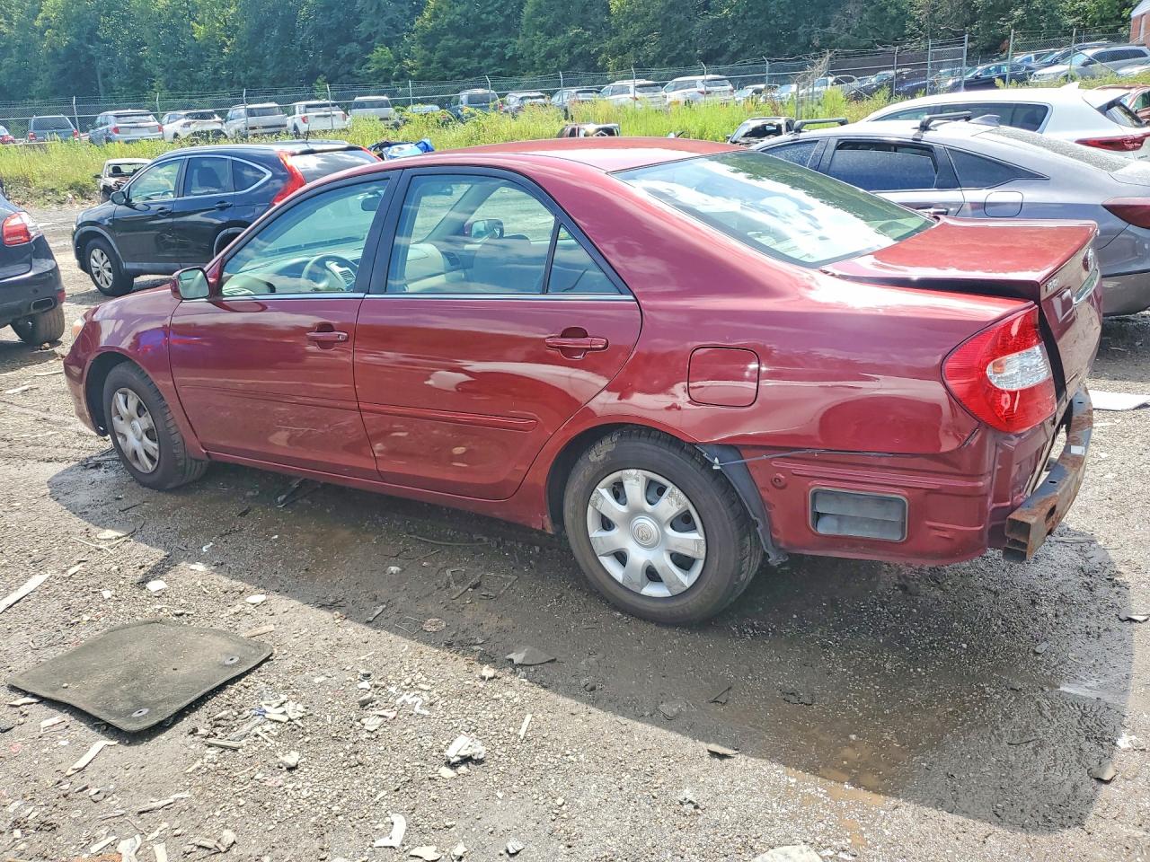 2002 Toyota Camry Le Maroon vin: 4T1BE32K82U062649