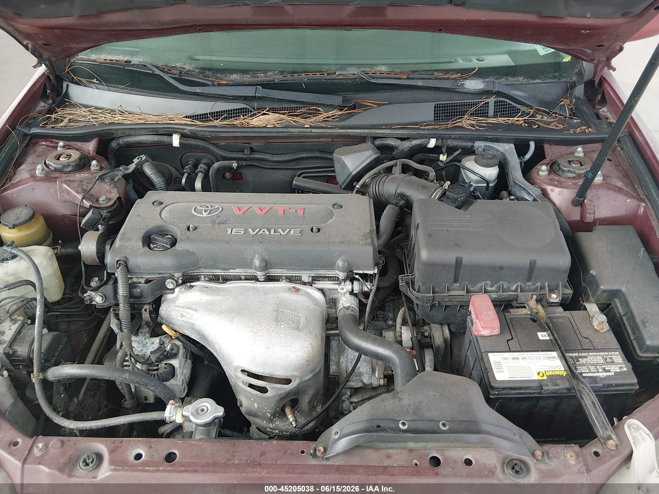 2002 Toyota Camry Xle Красный vin: 4T1BE32K82U084747