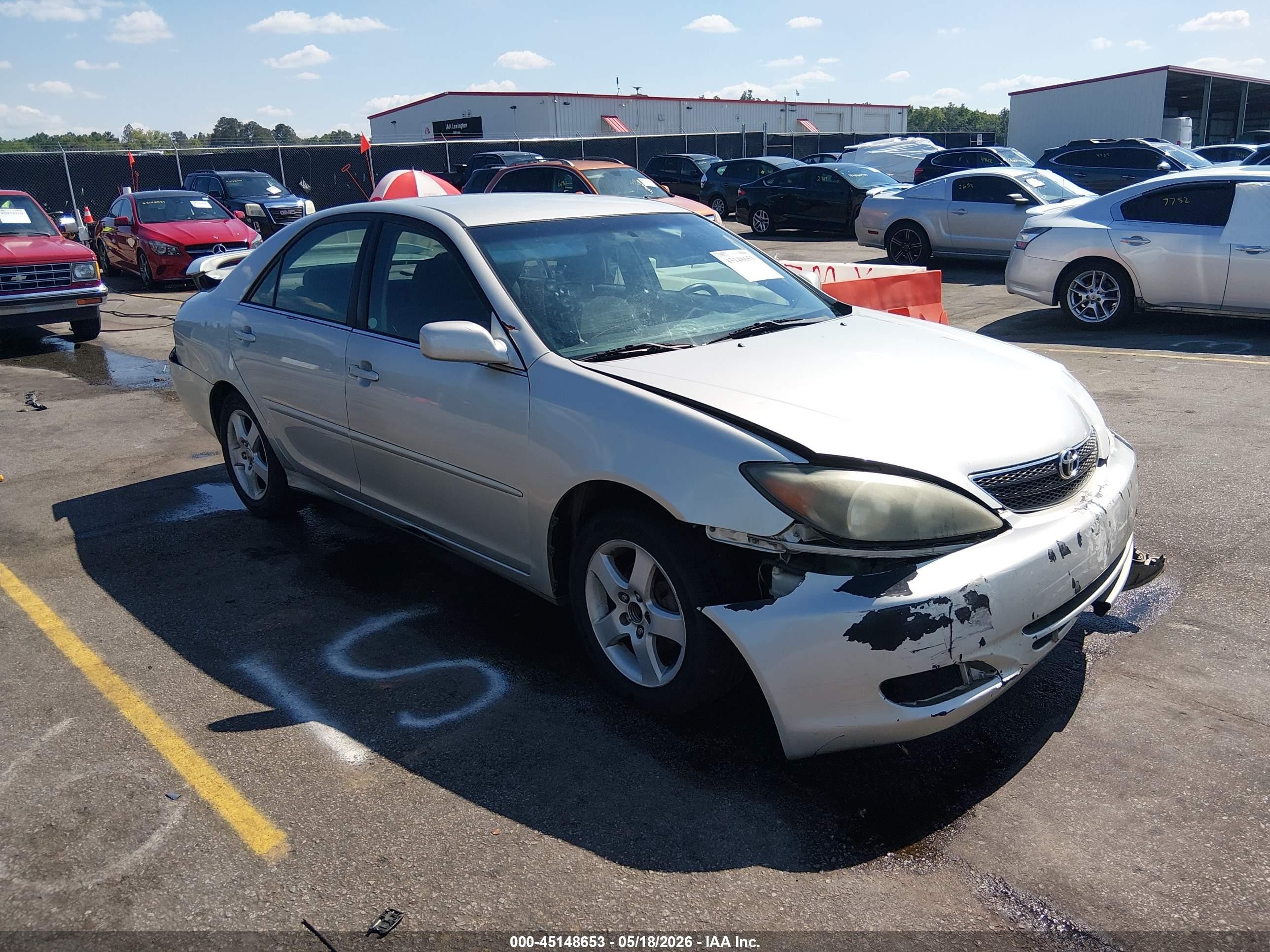 2002 Toyota Camry Se Gray vin: 4T1BE32K82U563900