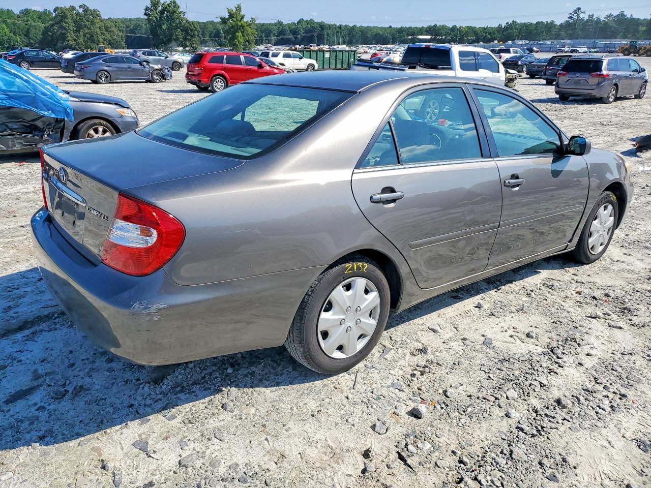 2002 Toyota Camry Le Gray vin: 4T1BE32K82U581488