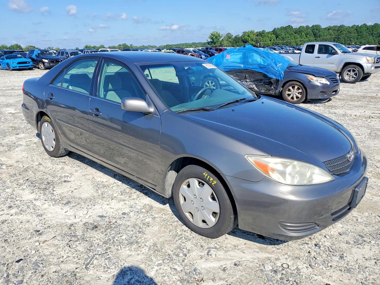 2002 Toyota Camry Le Gray vin: 4T1BE32K82U581488