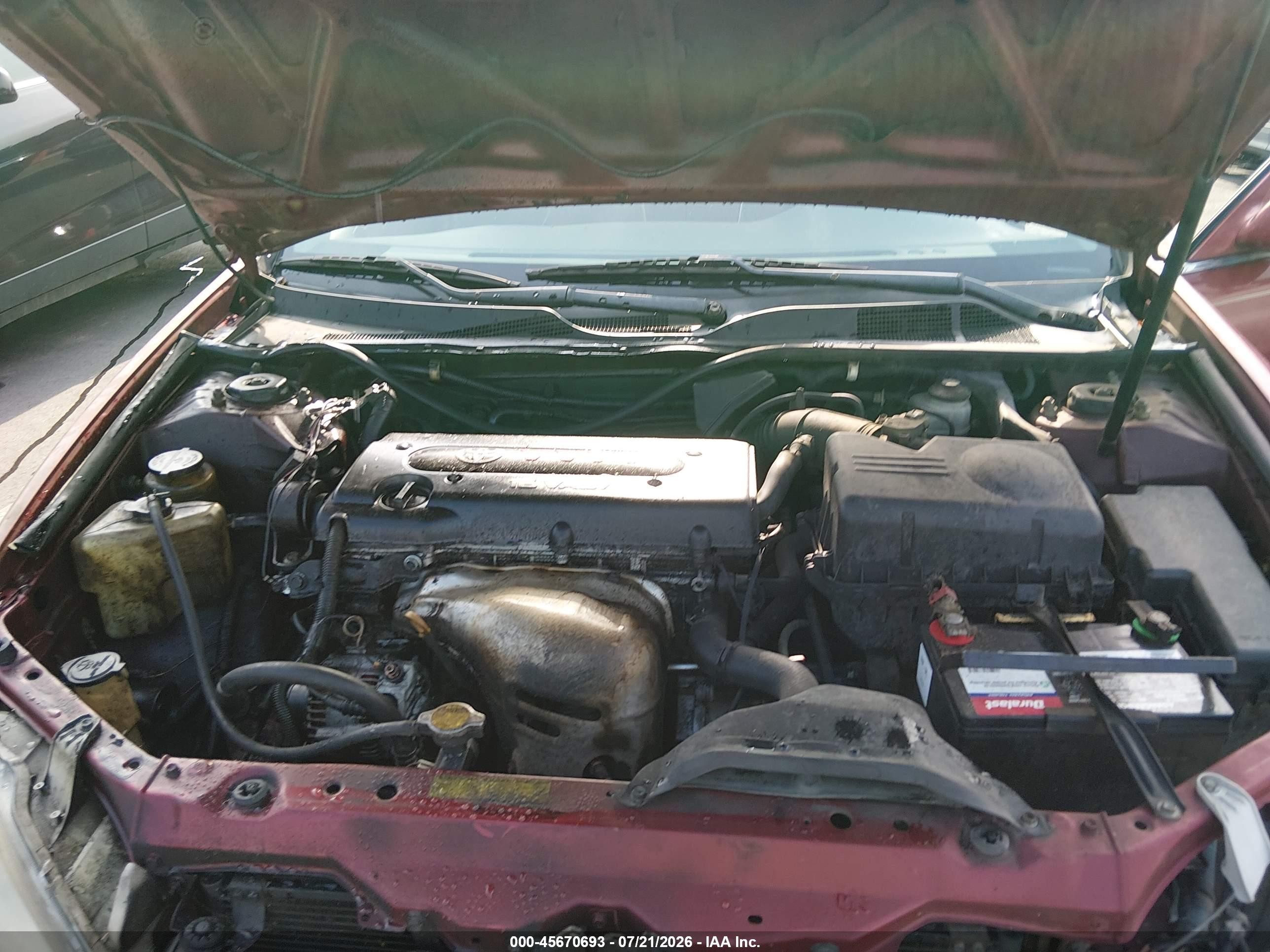 2003 Toyota Camry Le/xle/se Red vin: 4T1BE32K83U151929