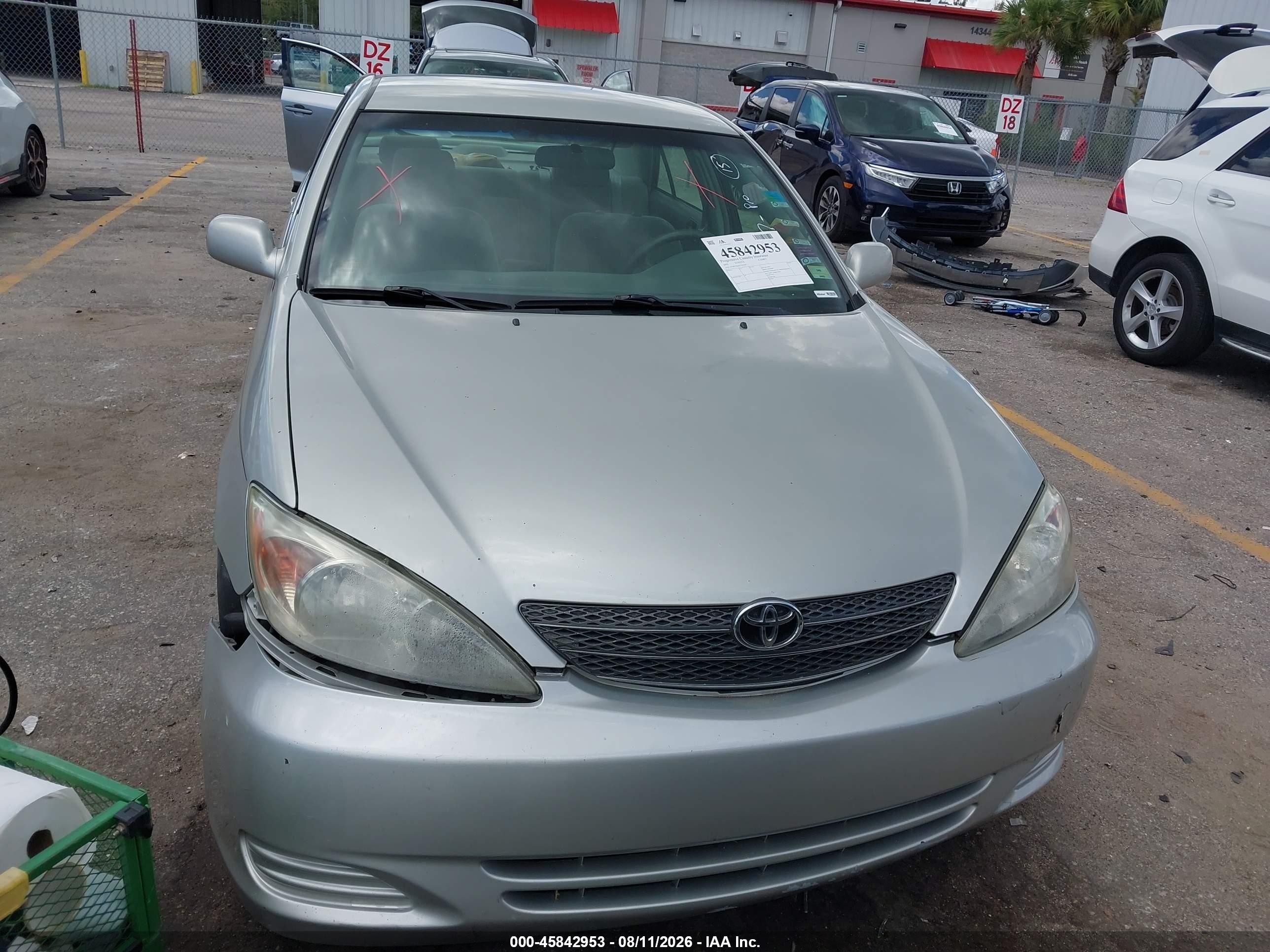 2003 Toyota Camry Le Silver vin: 4T1BE32K83U165426