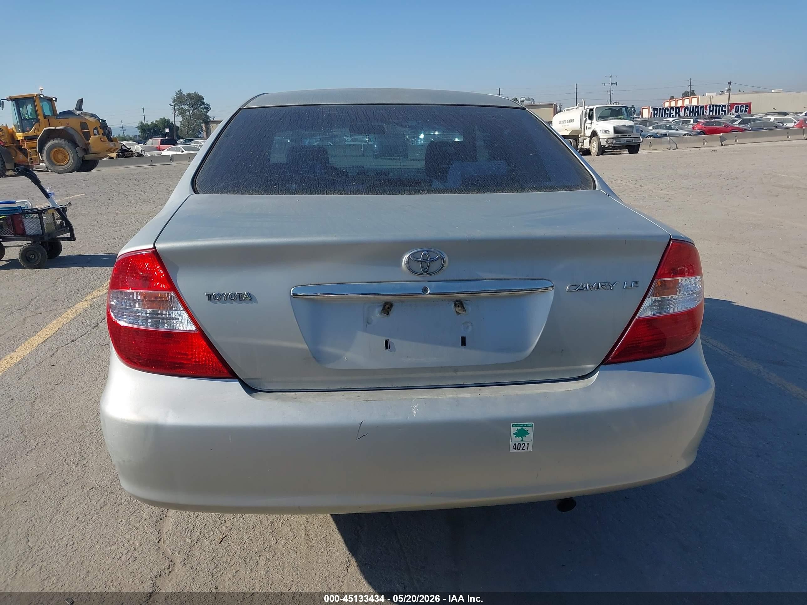 2003 Toyota Camry Le Silver vin: 4T1BE32K83U176703