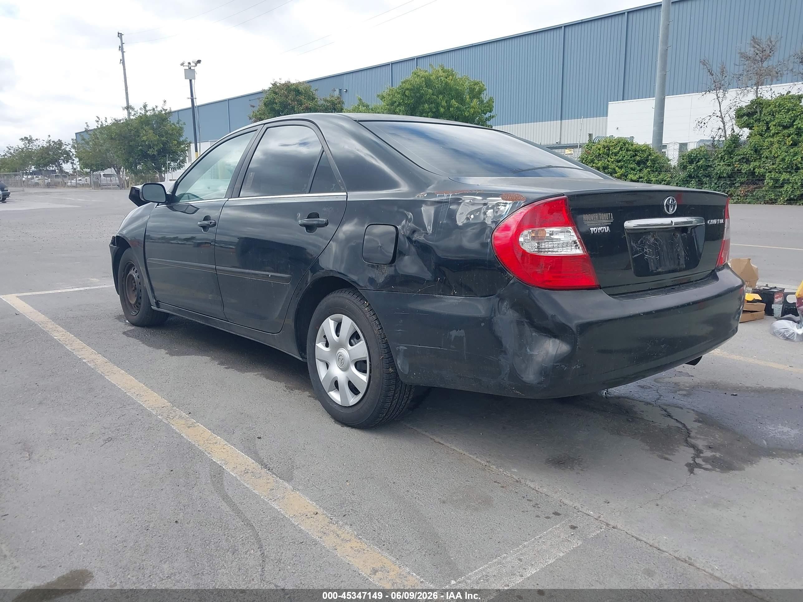2003 Toyota Camry Le Black vin: 4T1BE32K83U212793
