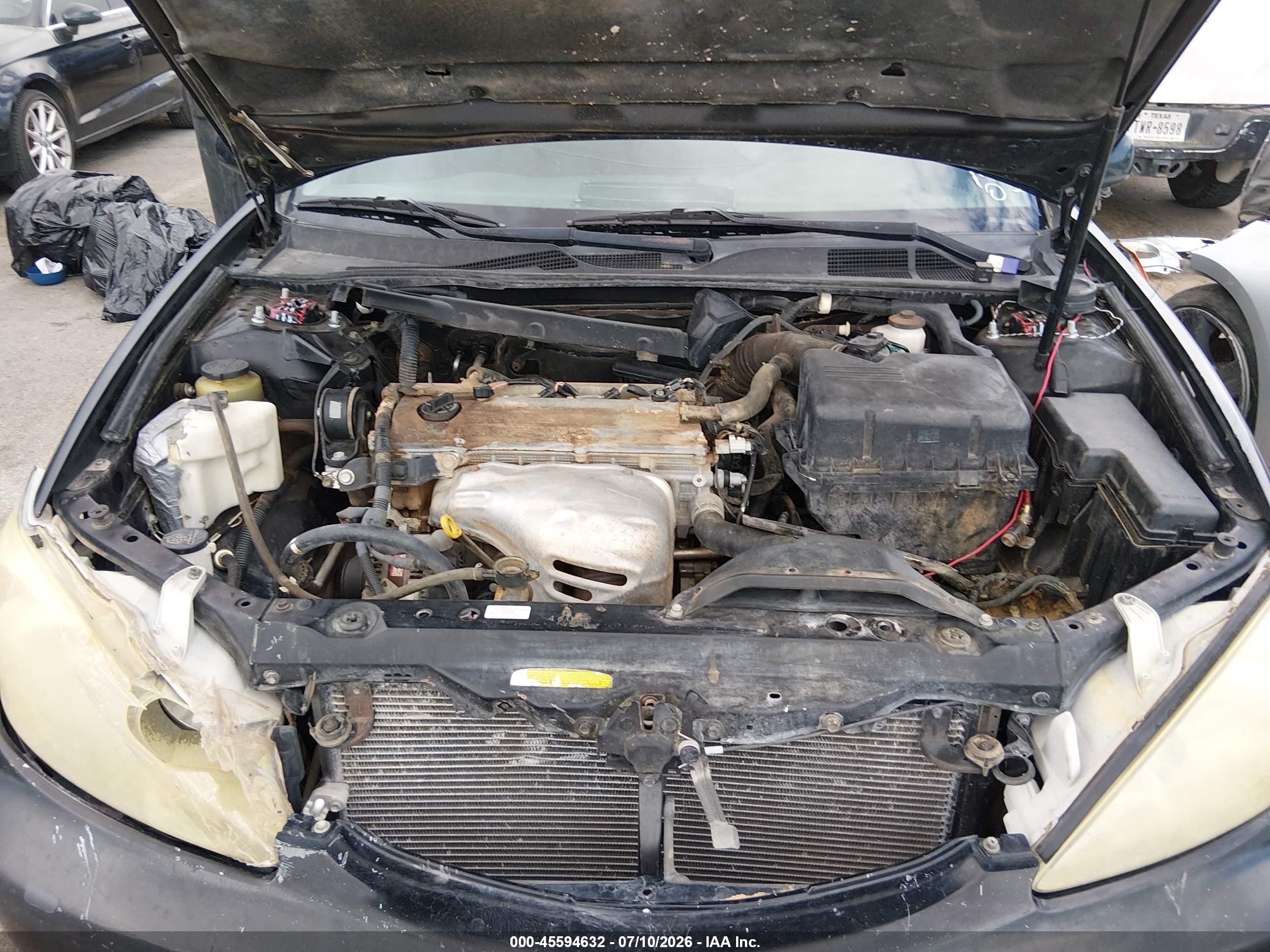 2004 Toyota Camry Le Черный vin: 4T1BE32K84U280643