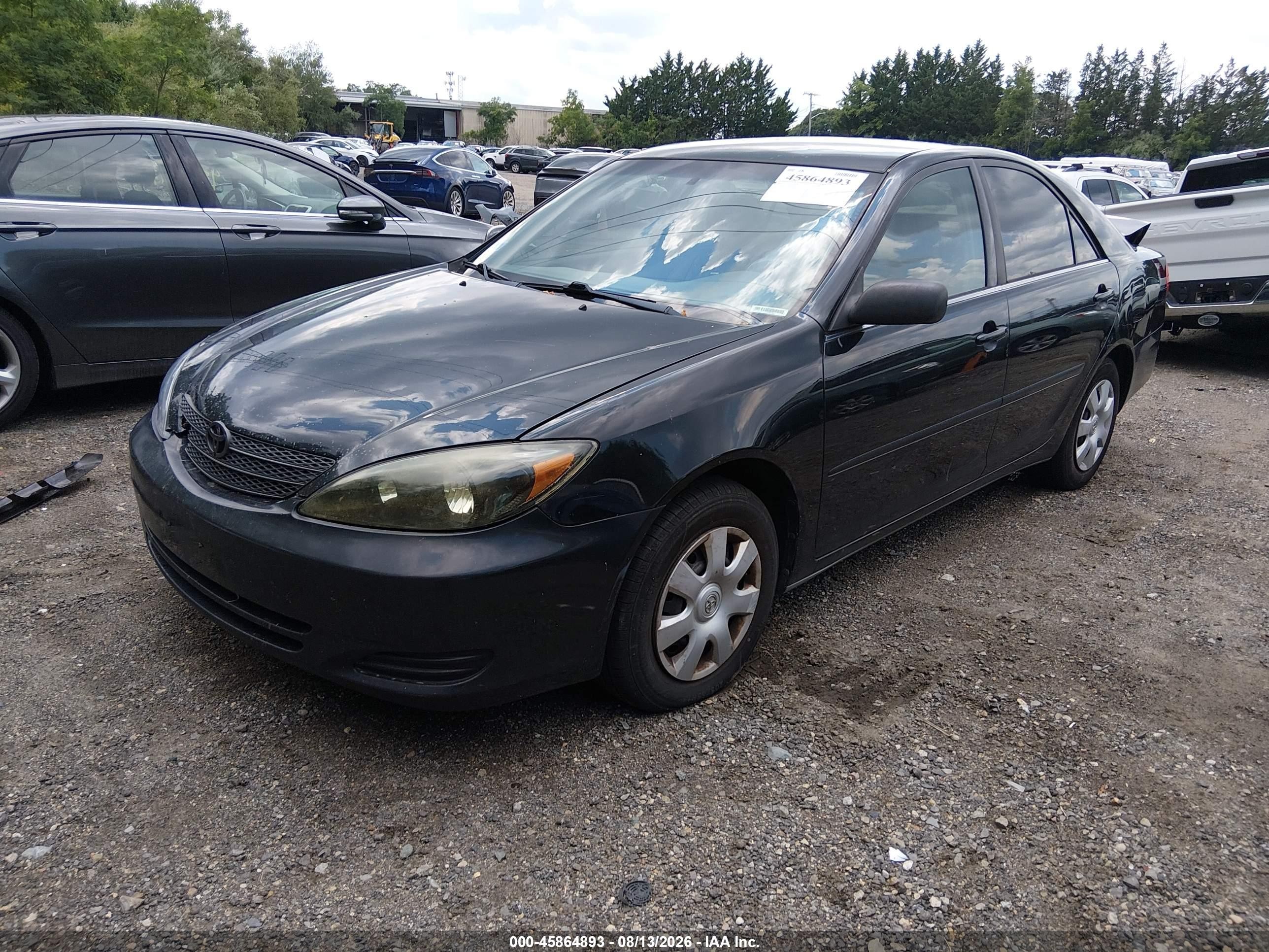 2004 Toyota Camry Le Black vin: 4T1BE32K84U287978