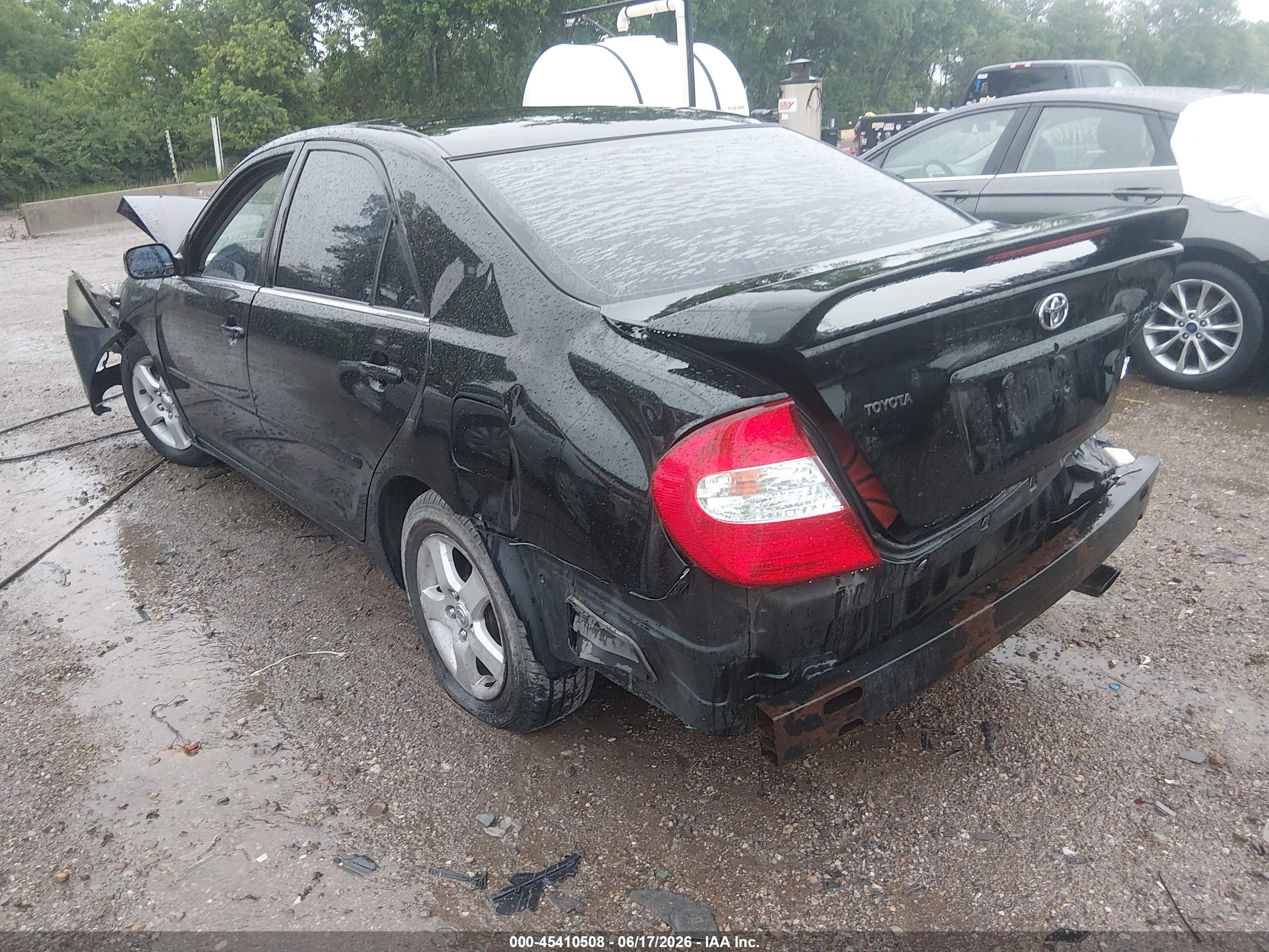 2004 Toyota Camry Se Black vin: 4T1BE32K84U310420
