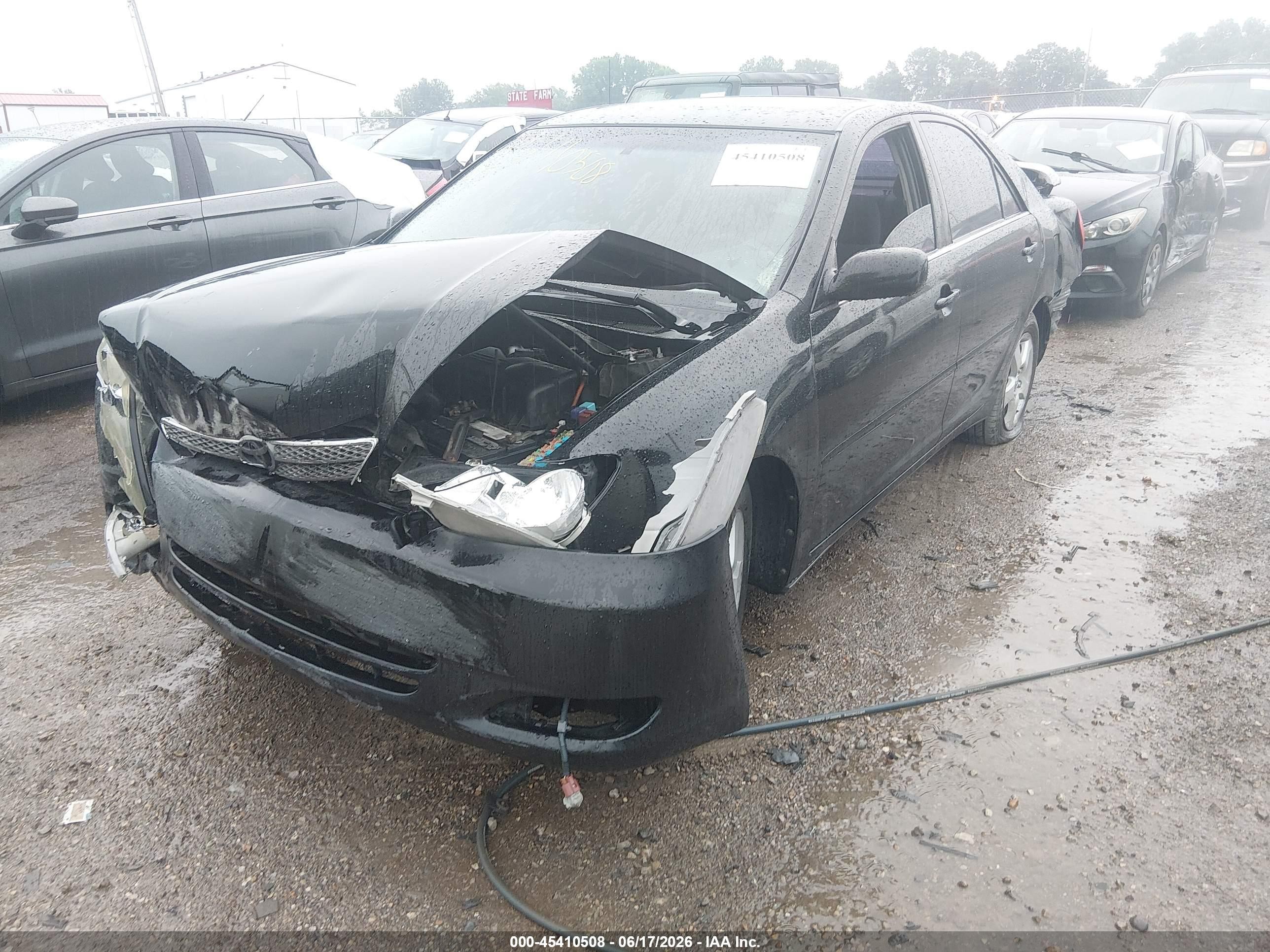 2004 Toyota Camry Se Black vin: 4T1BE32K84U310420
