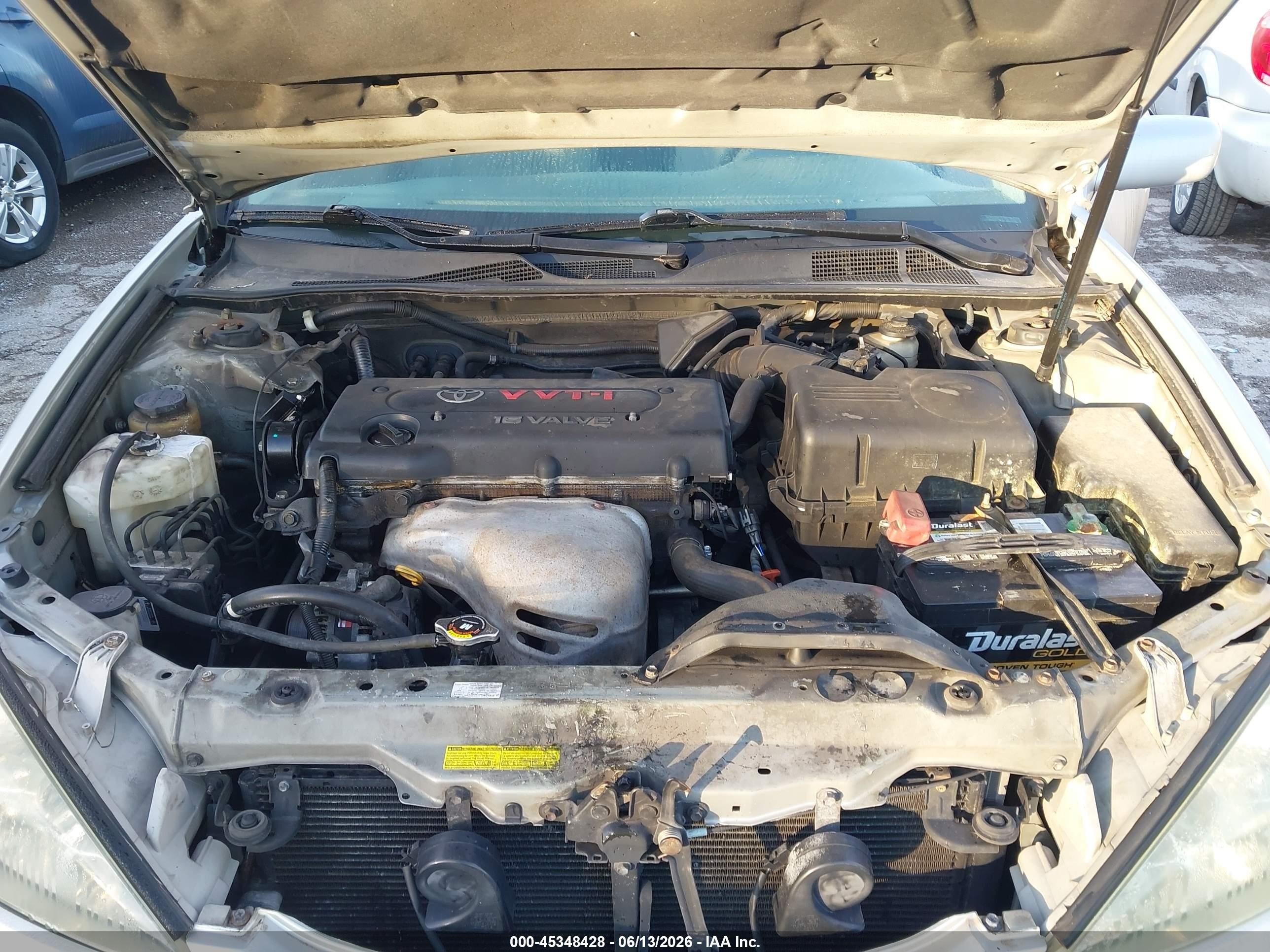 2004 Toyota Camry Le Silver vin: 4T1BE32K84U324544