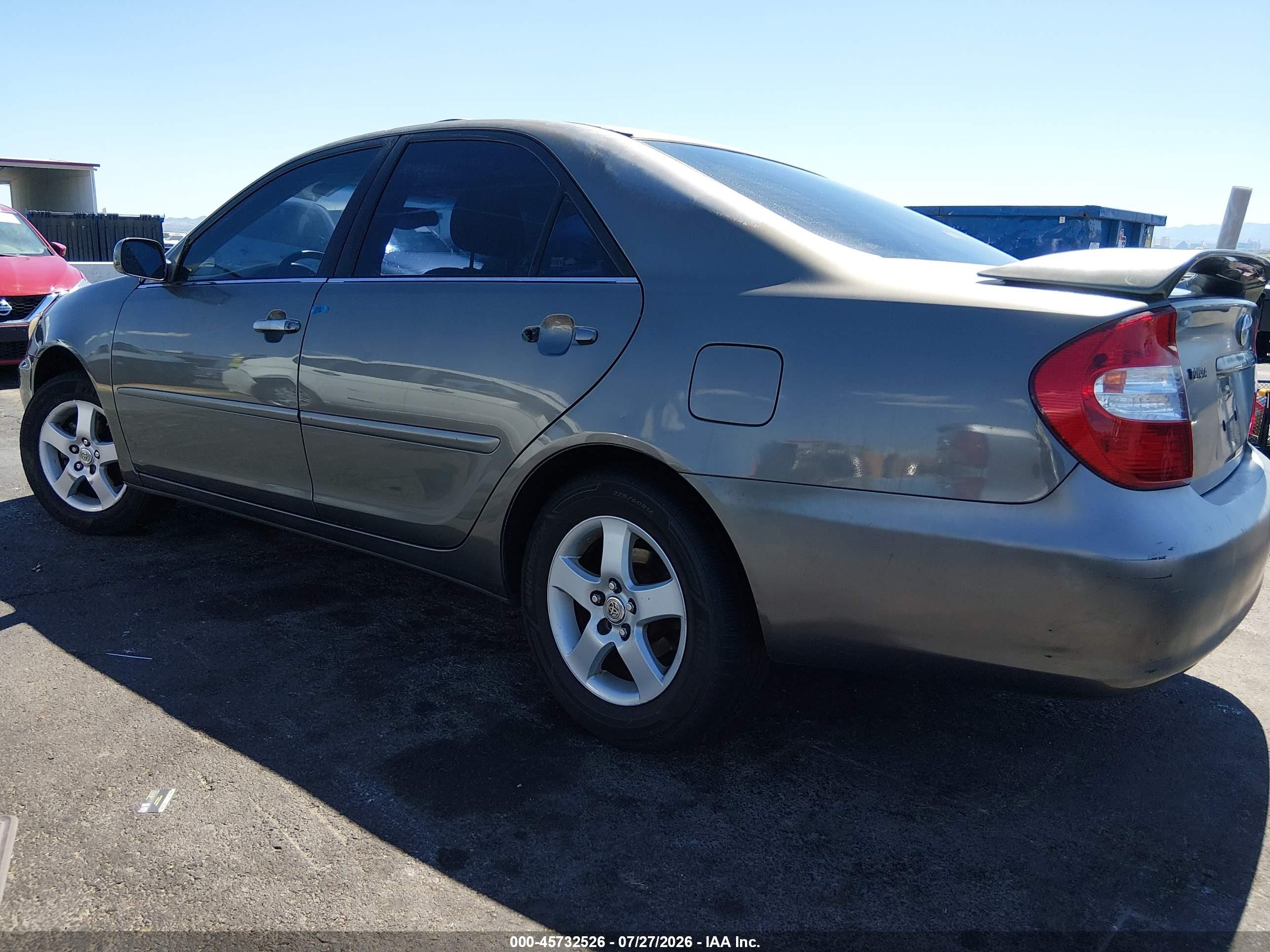 2004 Toyota Camry Se Gray vin: 4T1BE32K84U791155