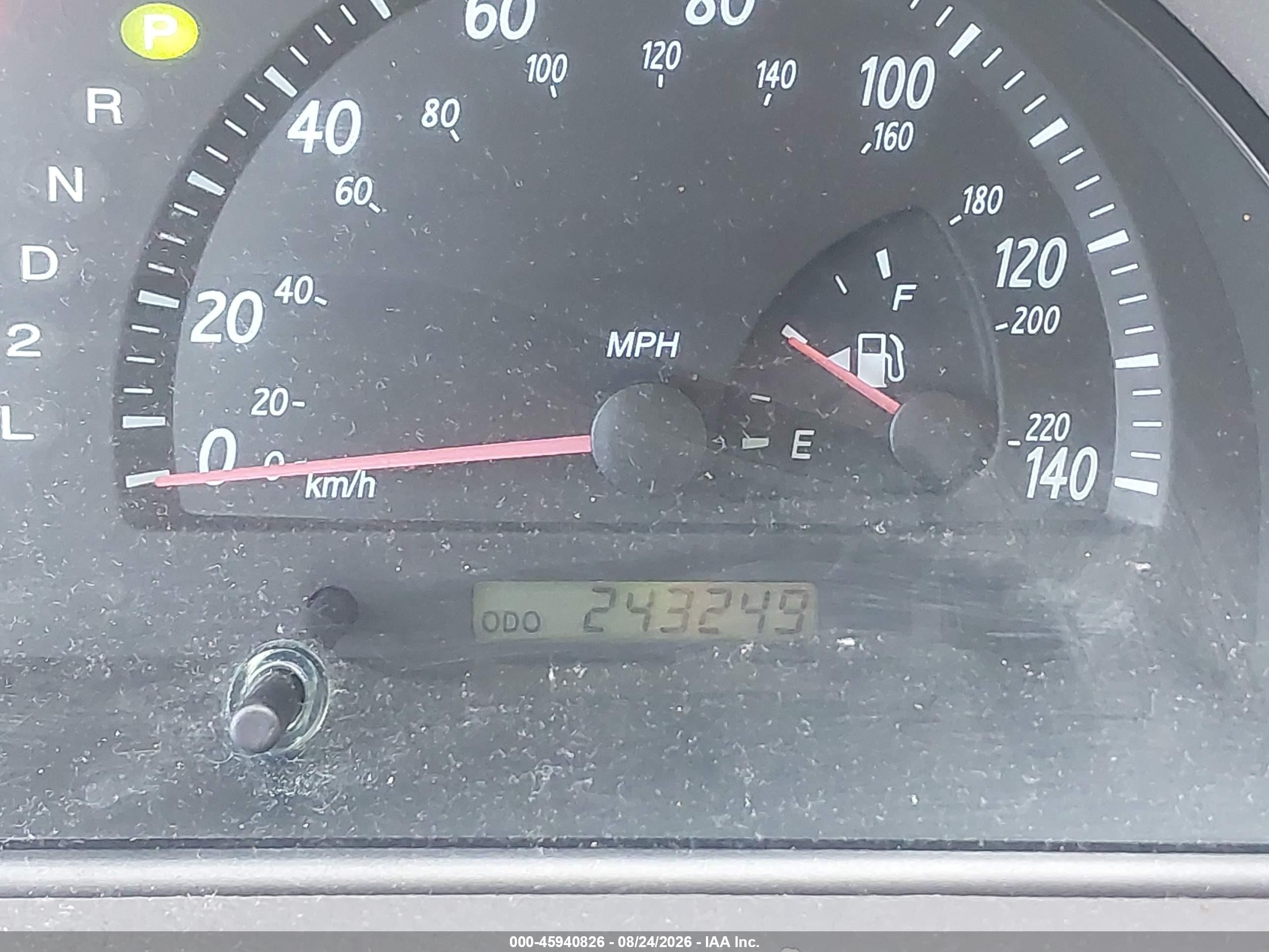 2004 Toyota Camry Le Серый vin: 4T1BE32K84U864542