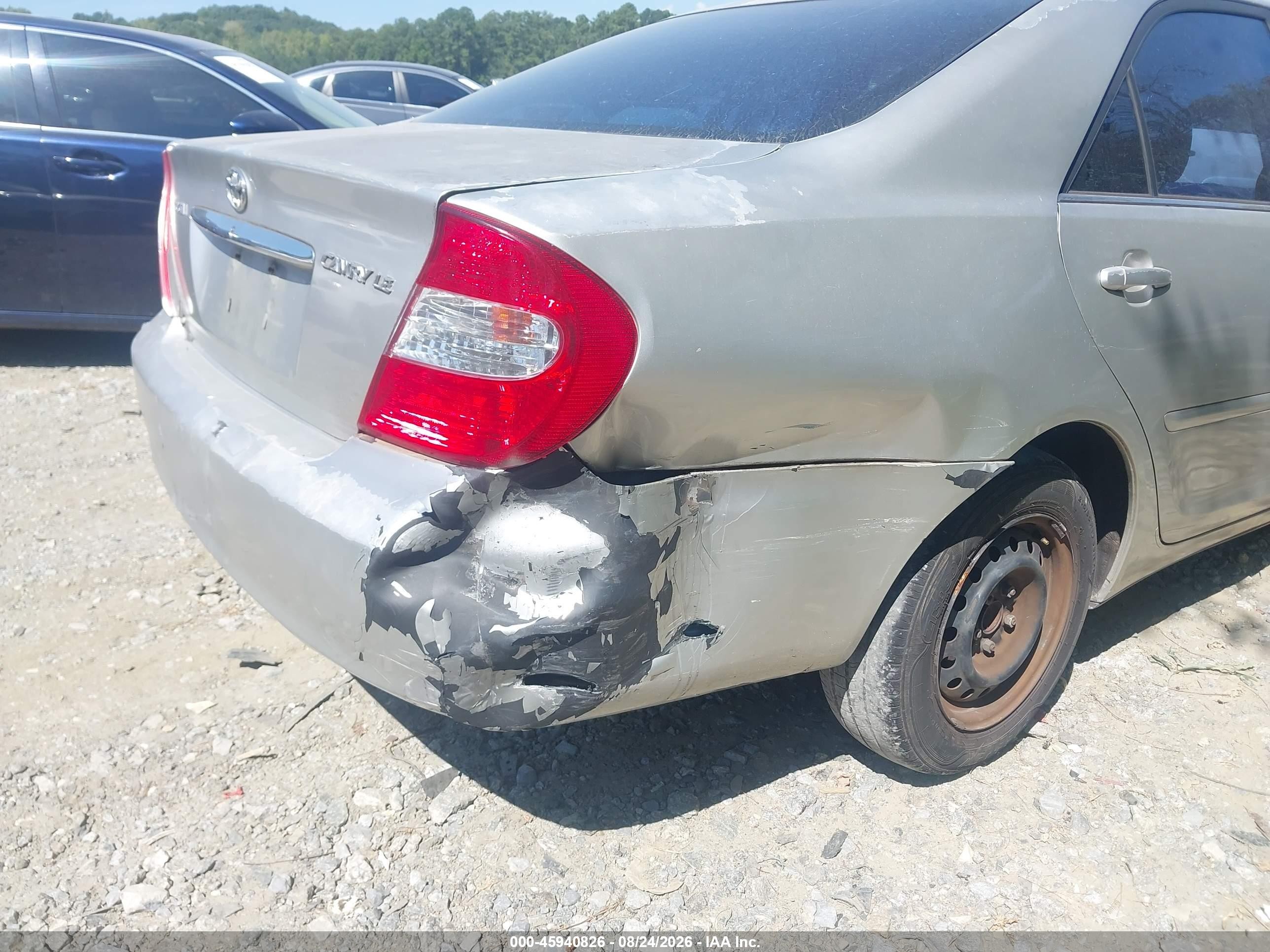 2004 Toyota Camry Le Серый vin: 4T1BE32K84U864542