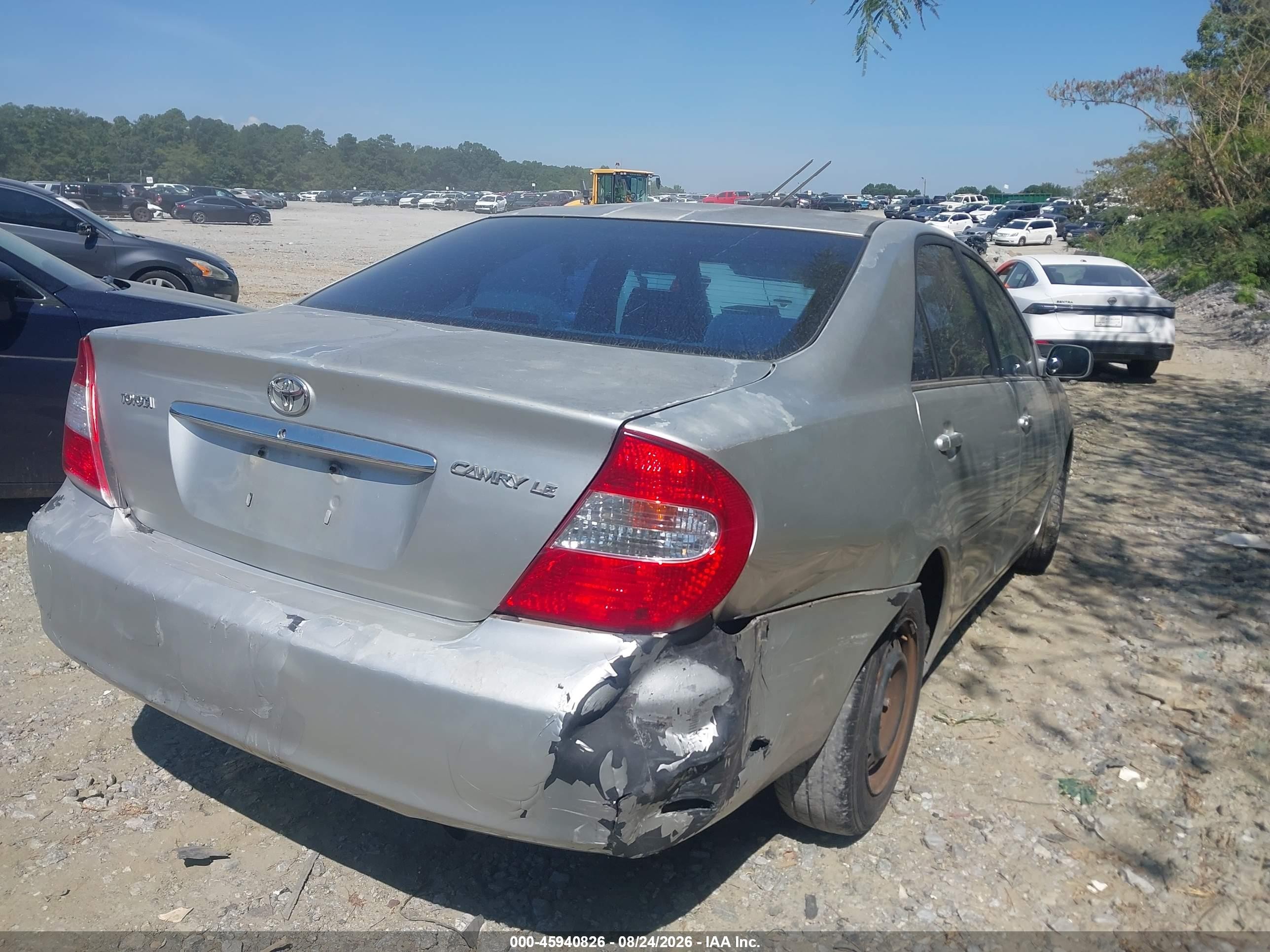 2004 Toyota Camry Le Серый vin: 4T1BE32K84U864542