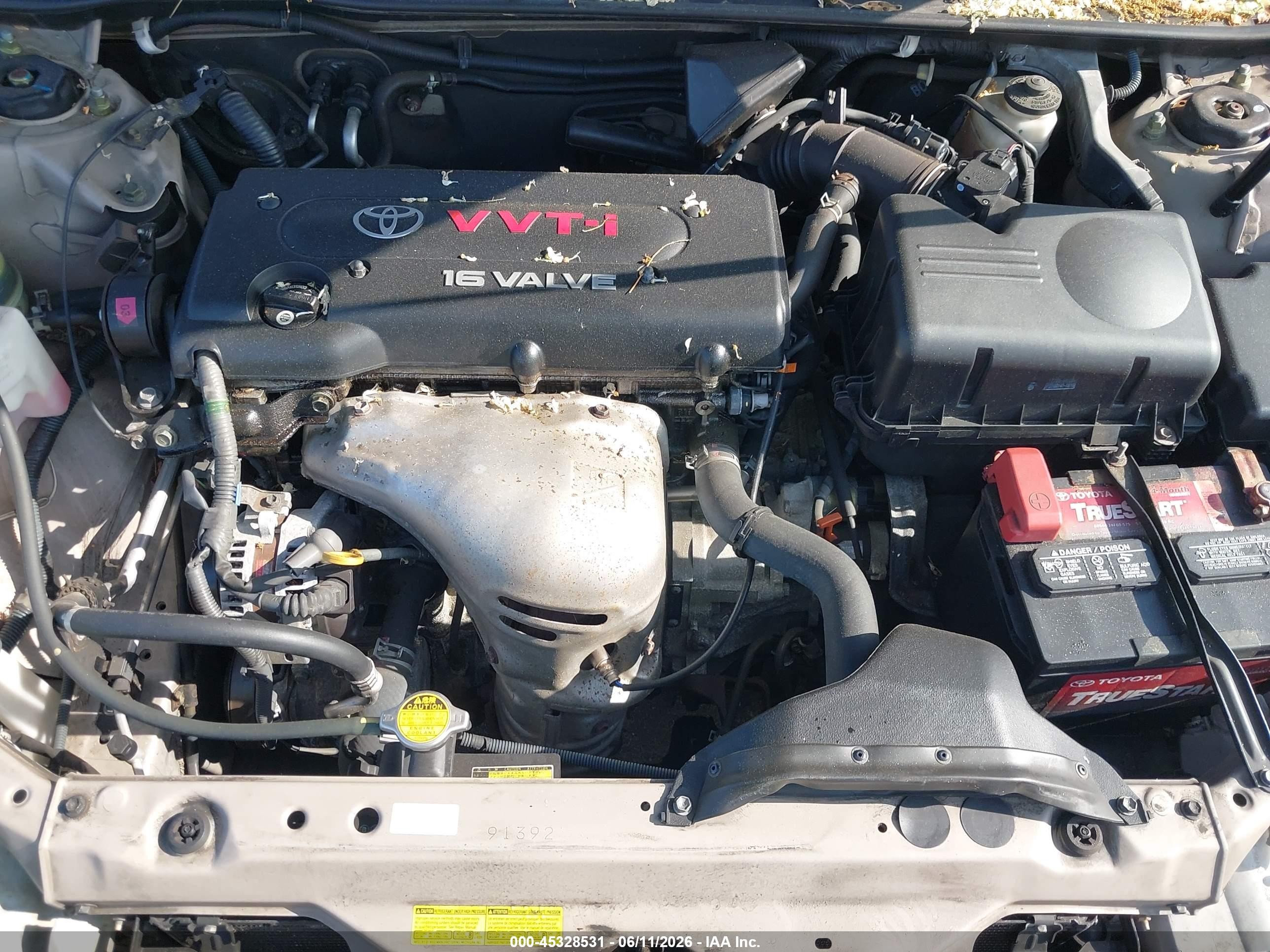 2004 Toyota Camry Le Champagne vin: 4T1BE32K84U931396