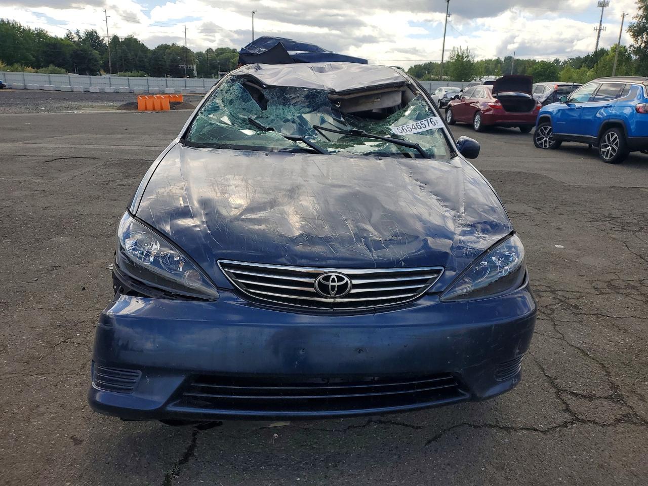 2005 Toyota Camry Le Синий vin: 4T1BE32K85U073297