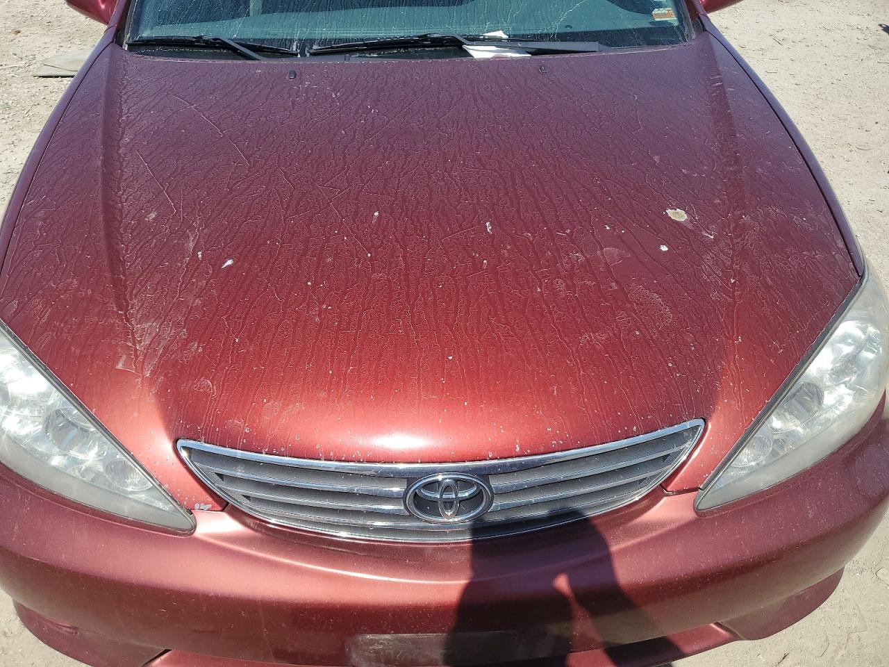 2005 Toyota Camry Le Бордовый vin: 4T1BE32K85U080797