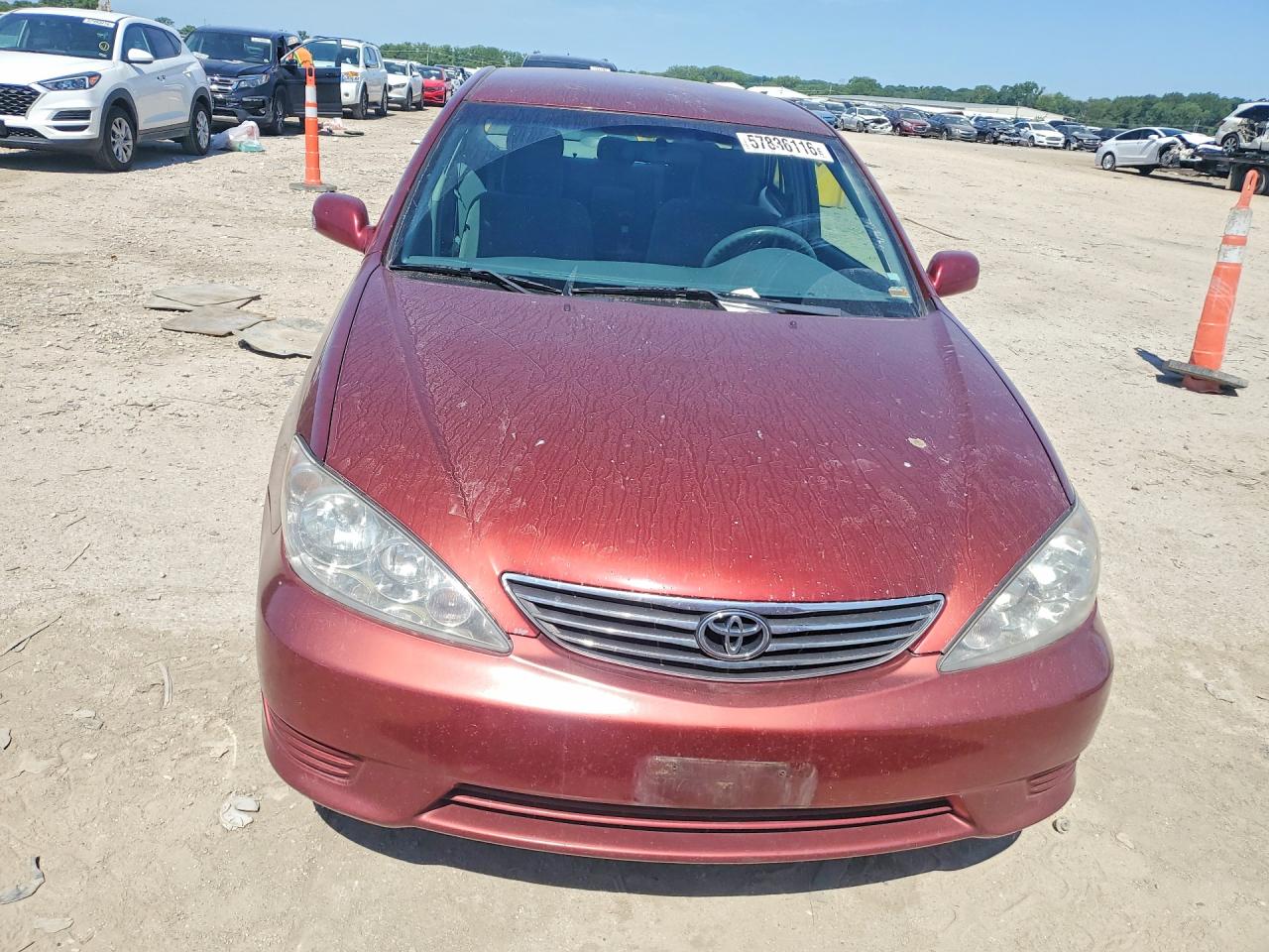 2005 Toyota Camry Le Бордовый vin: 4T1BE32K85U080797