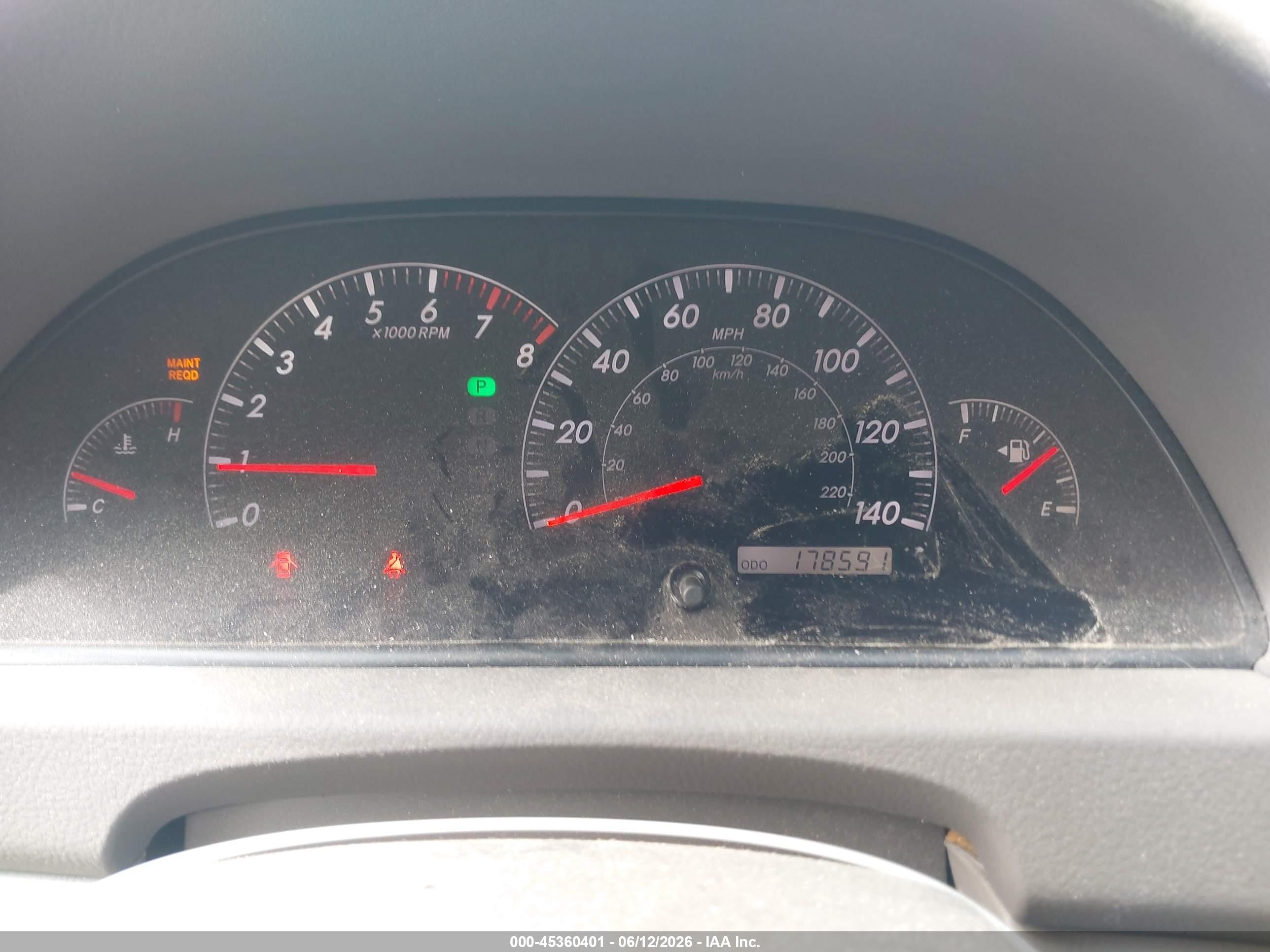 2005 Toyota Camry Le Синий vin: 4T1BE32K85U092304