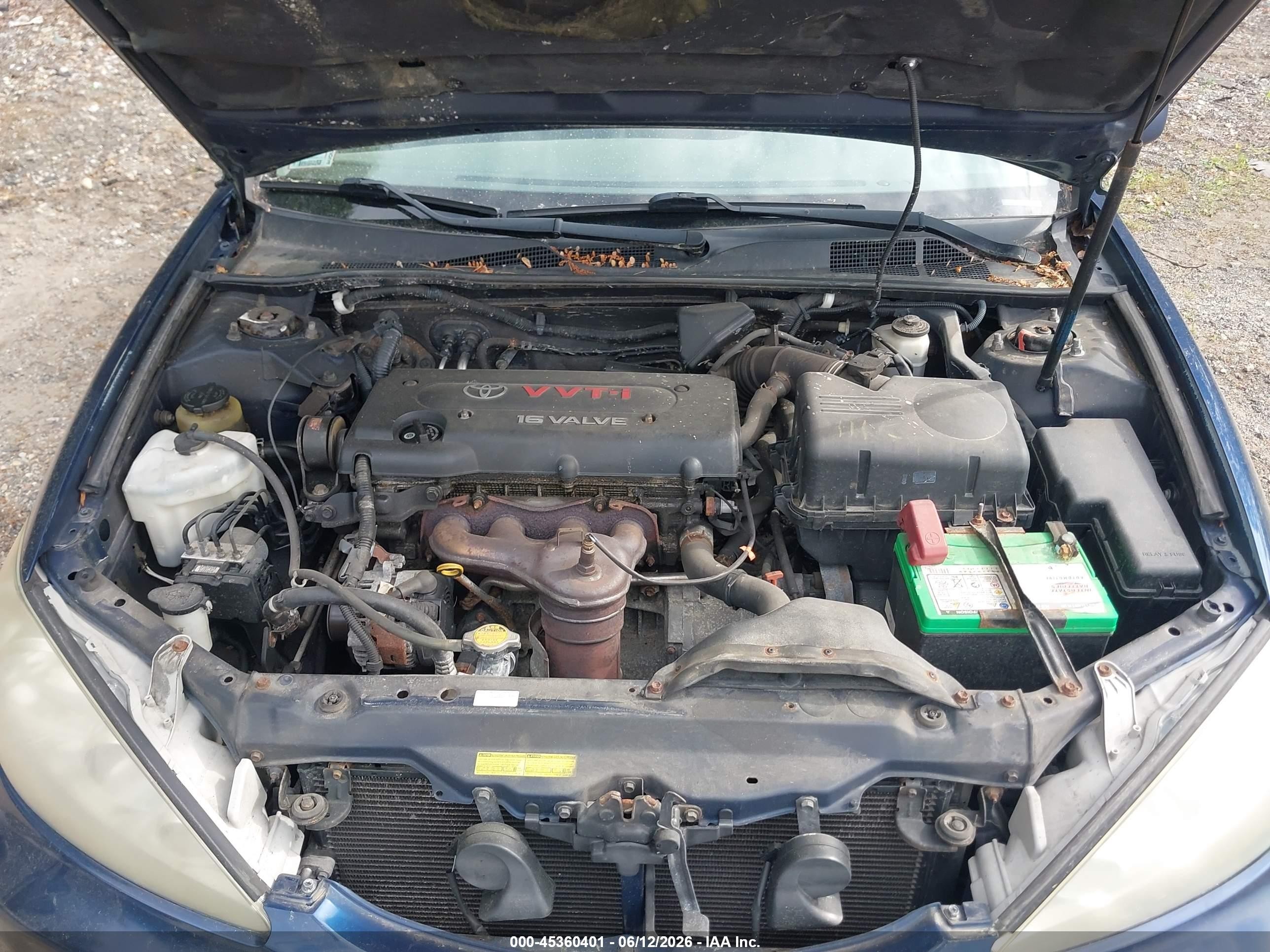 2005 Toyota Camry Le Синий vin: 4T1BE32K85U092304