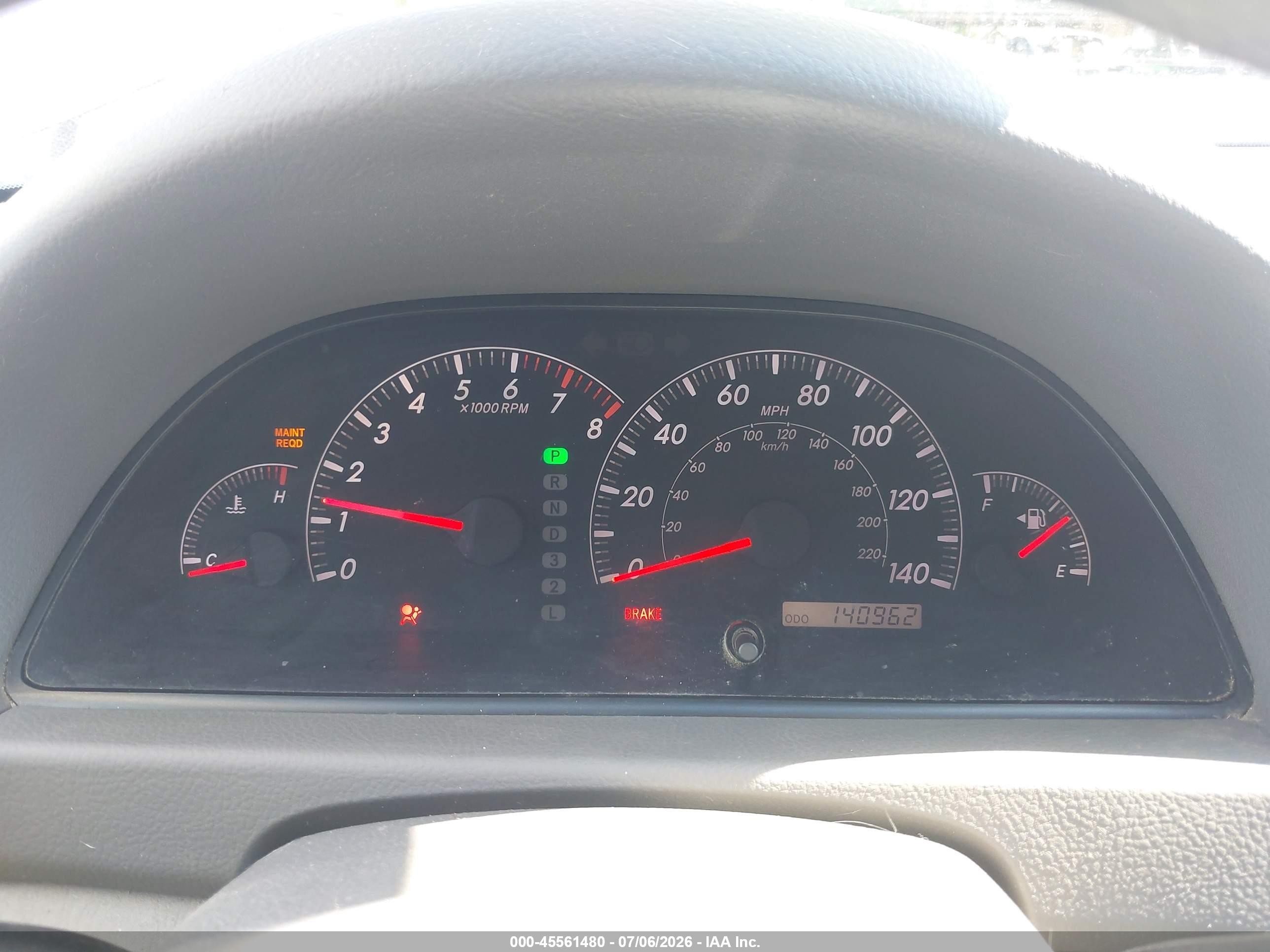 2005 Toyota Camry Le Blue vin: 4T1BE32K85U381344