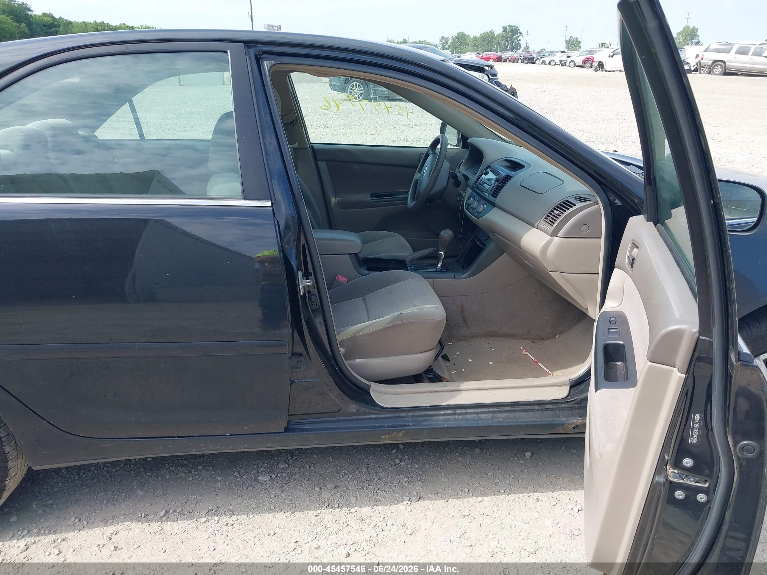2005 Toyota Camry Le Black vin: 4T1BE32K85U429845