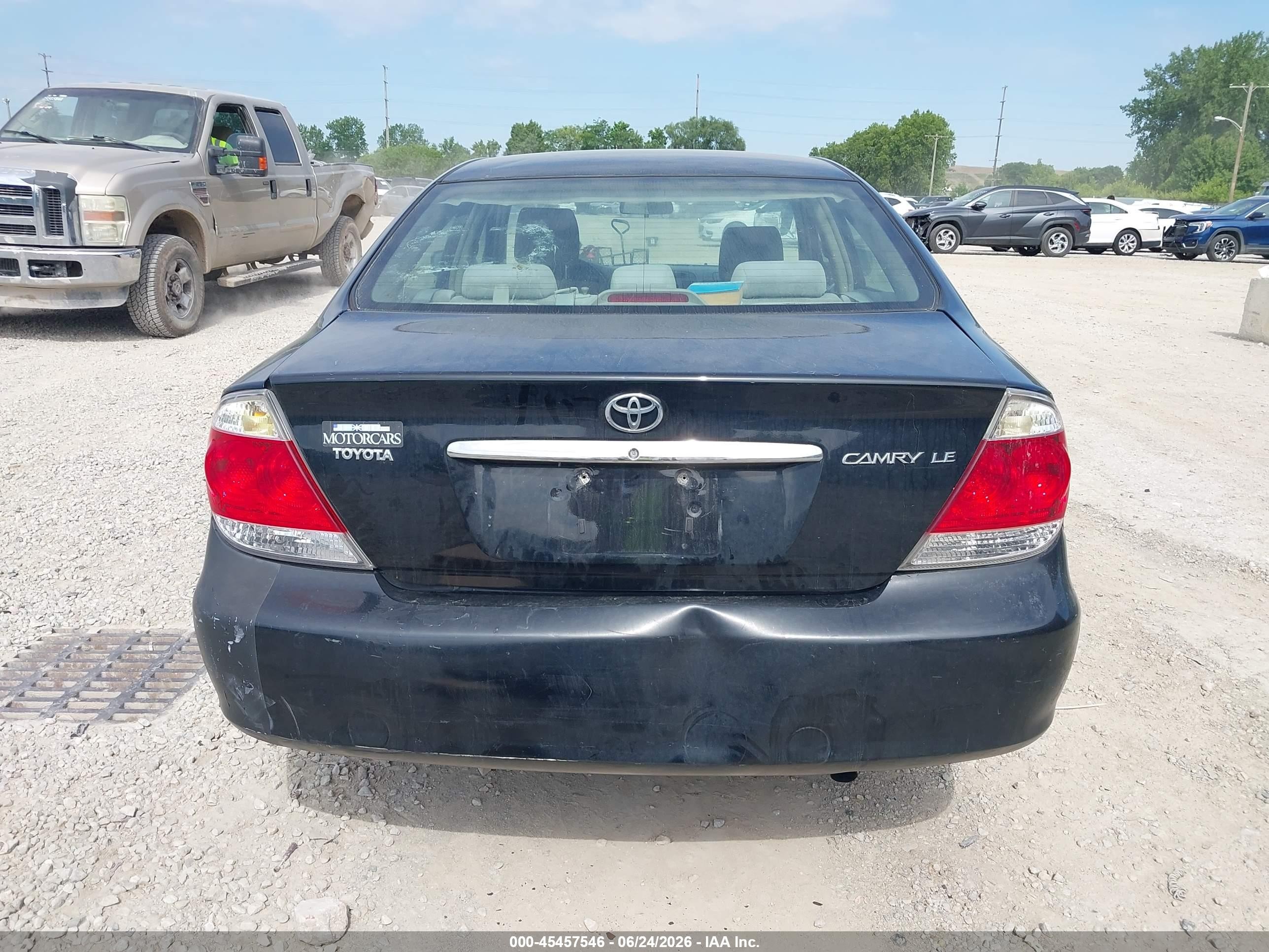 2005 Toyota Camry Le Black vin: 4T1BE32K85U429845