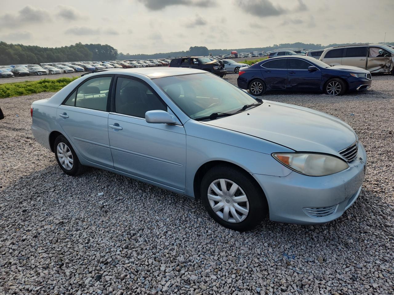 2005 Toyota Camry Le Blue vin: 4T1BE32K85U555669