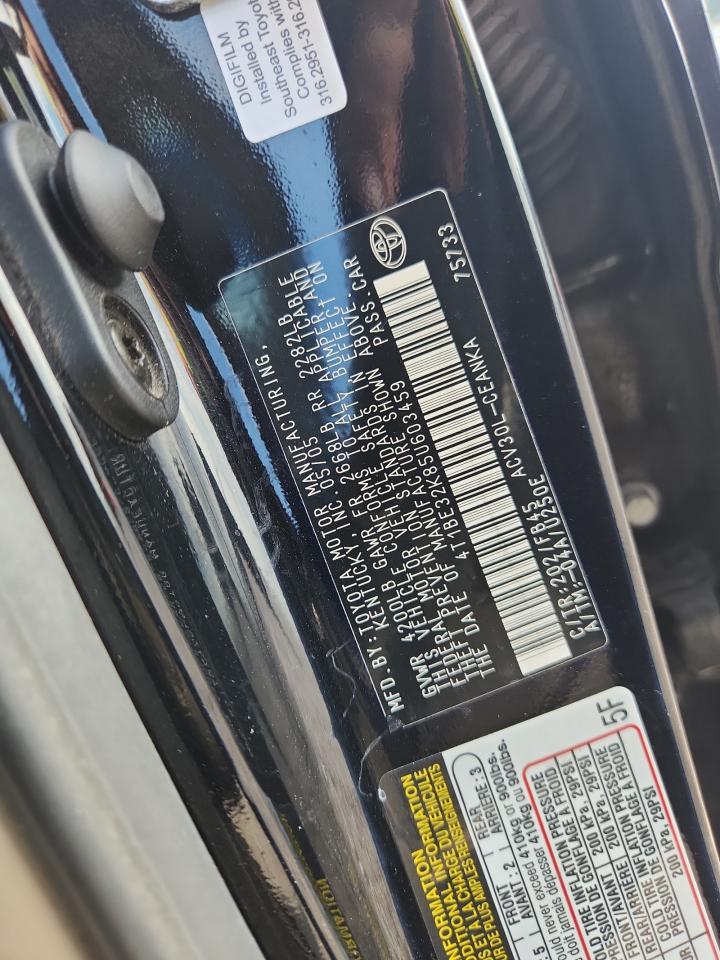 2005 Toyota Camry Le Black vin: 4T1BE32K85U603459