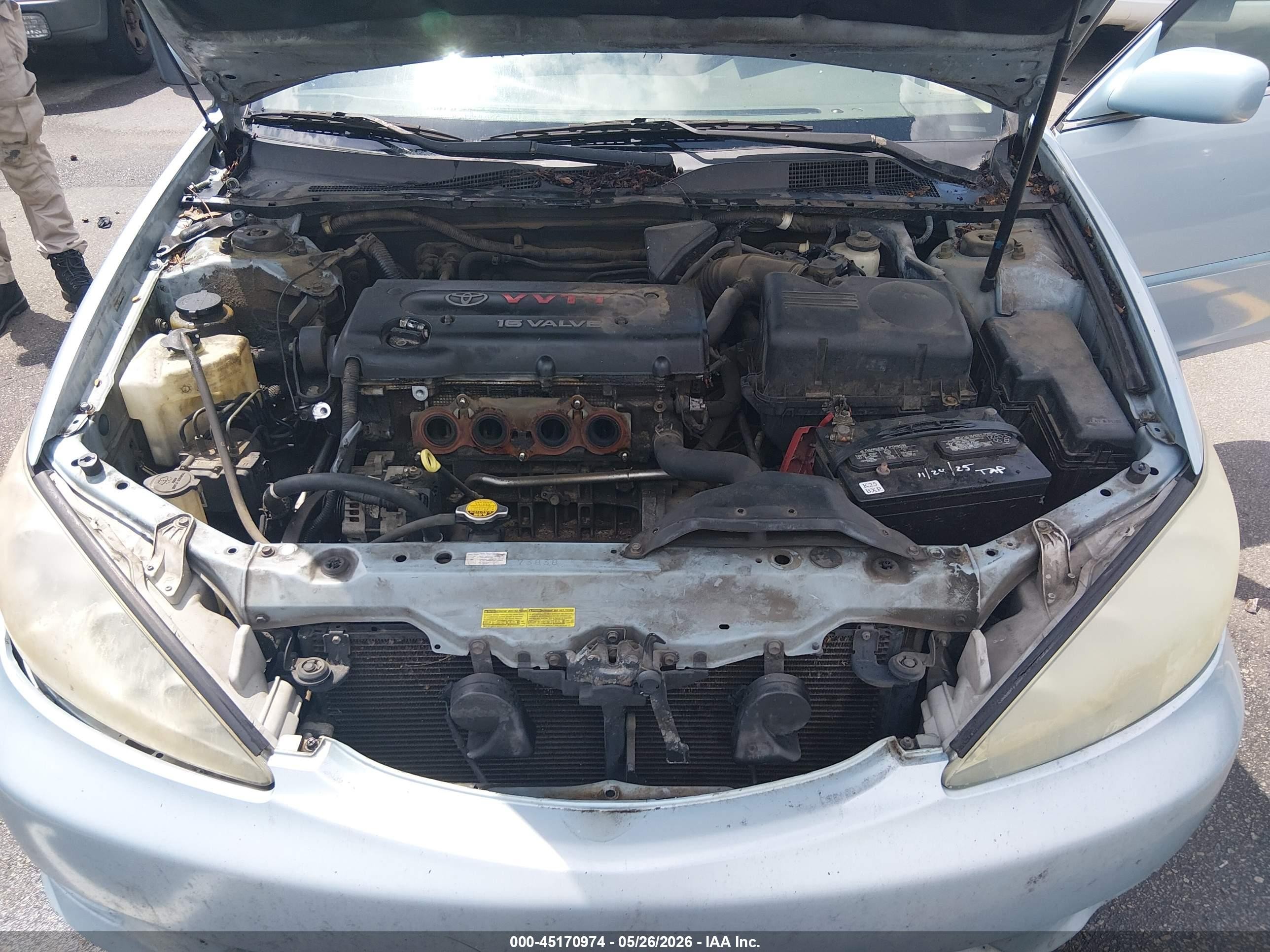 2005 Toyota Camry Le Синий vin: 4T1BE32K85U639121