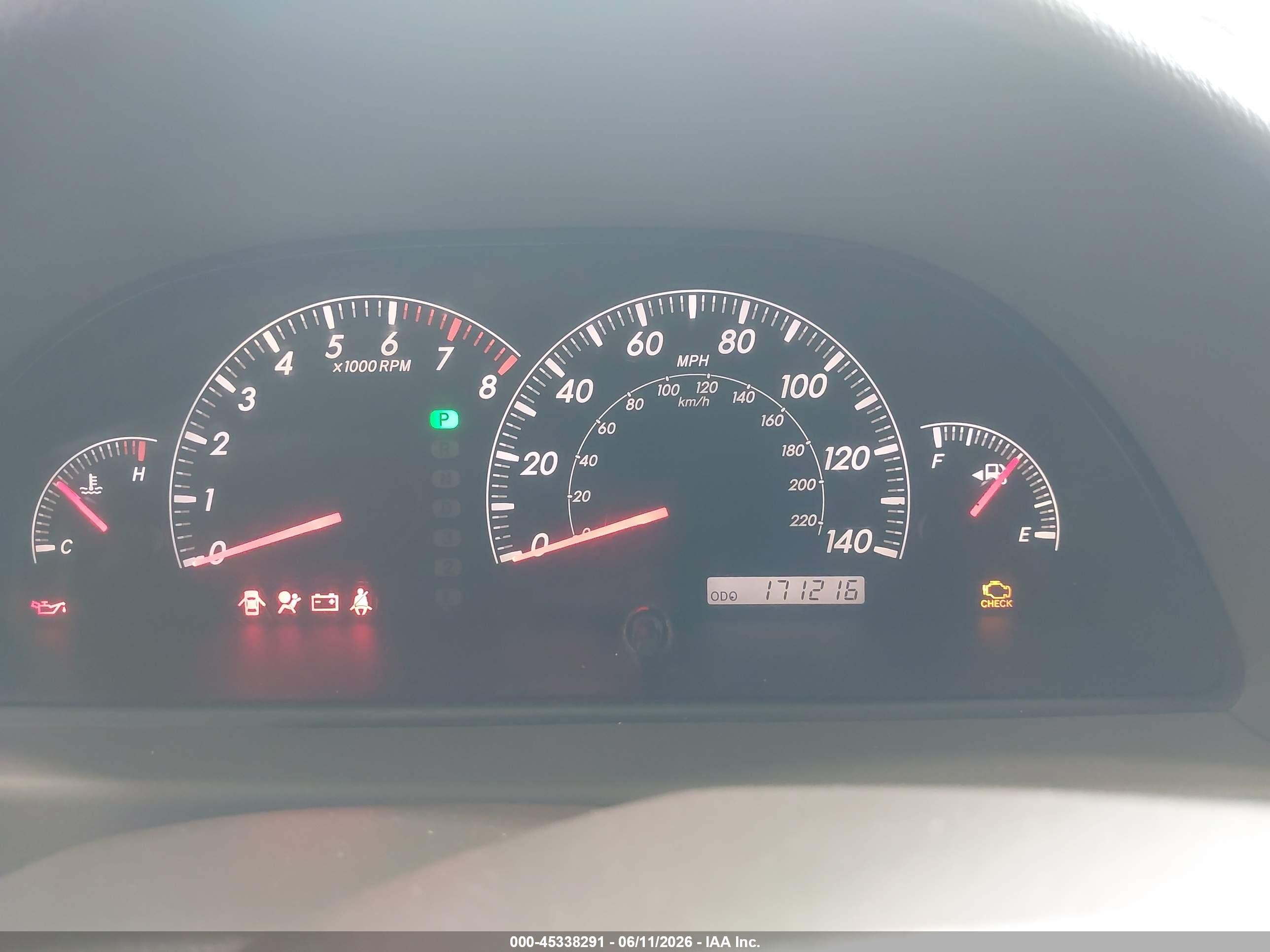 2005 Toyota Camry Le Tan vin: 4T1BE32K85U958518