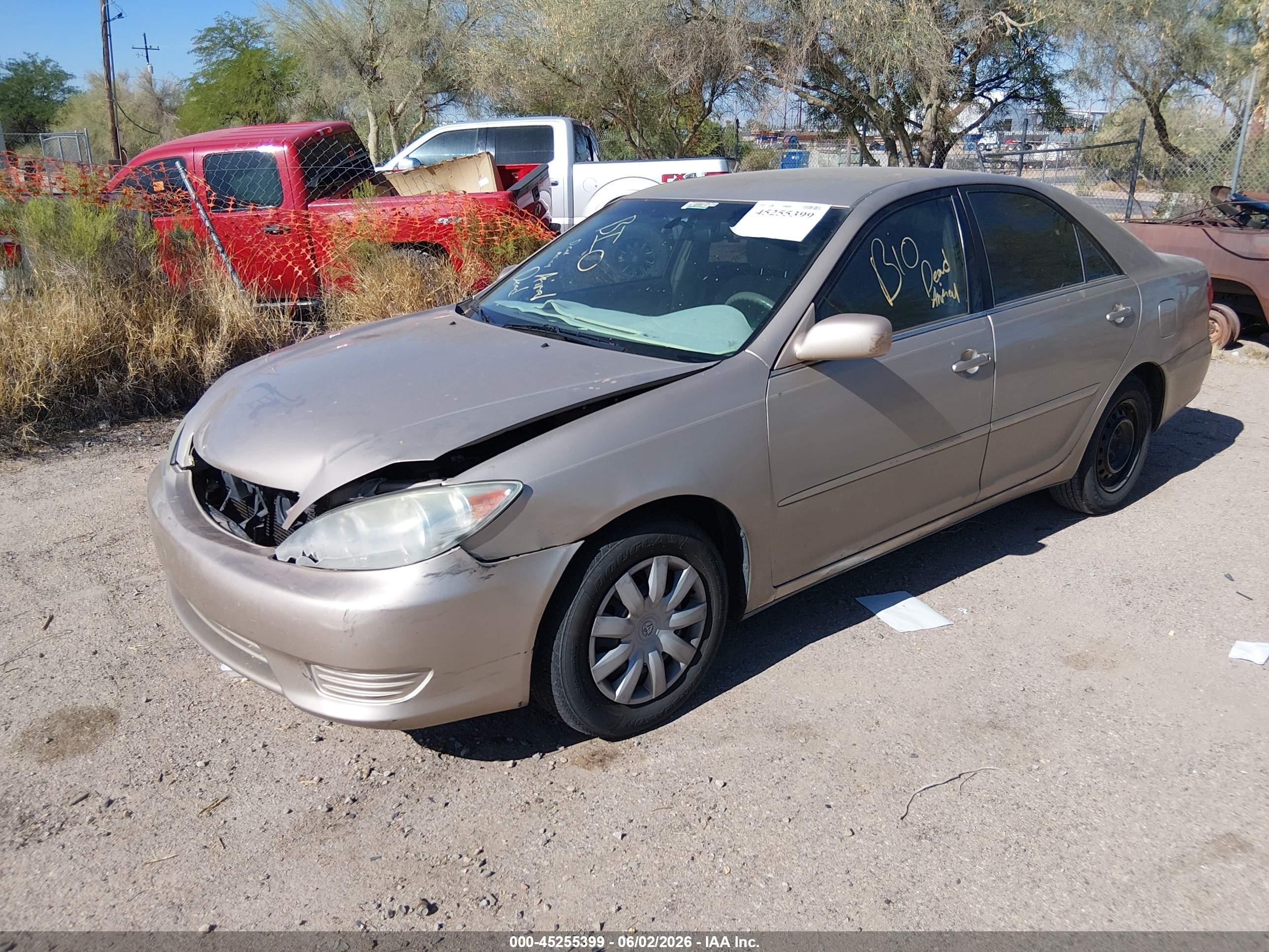 2005 Toyota Camry Le Beige vin: 4T1BE32K85U979322