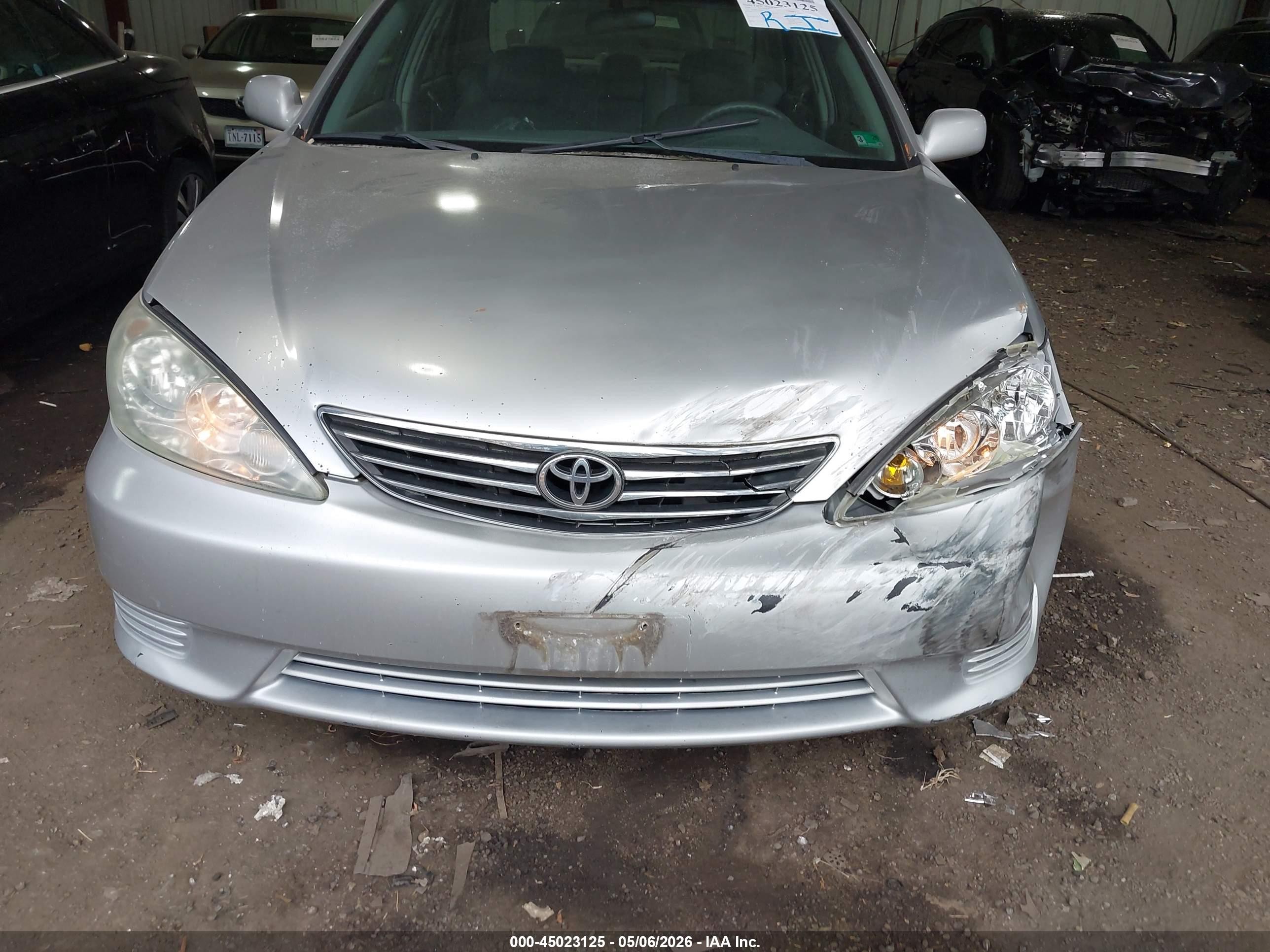 2006 Toyota Camry Le Silver vin: 4T1BE32K86U155354