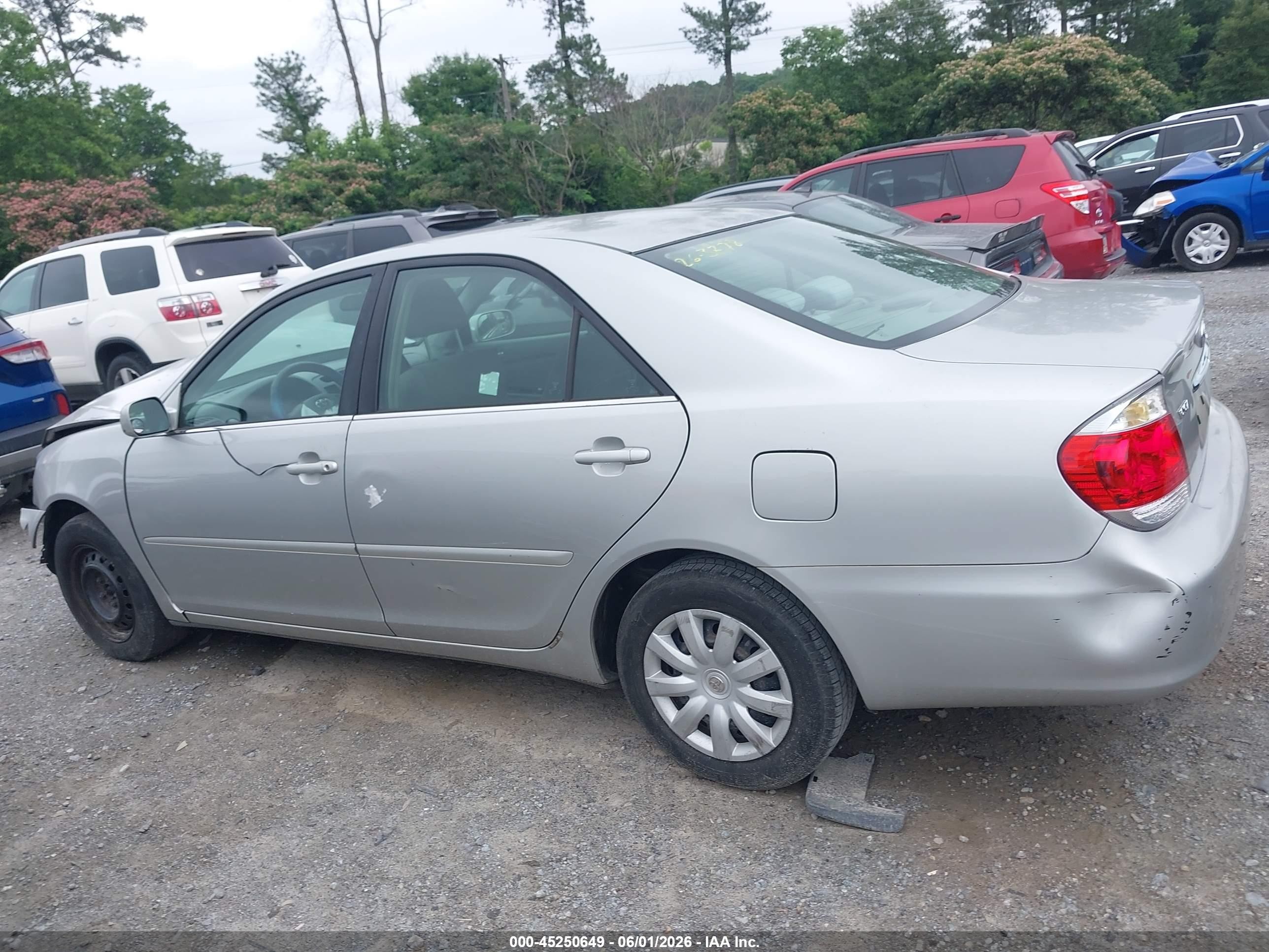 2006 Toyota Camry Le Silver vin: 4T1BE32K86U163695